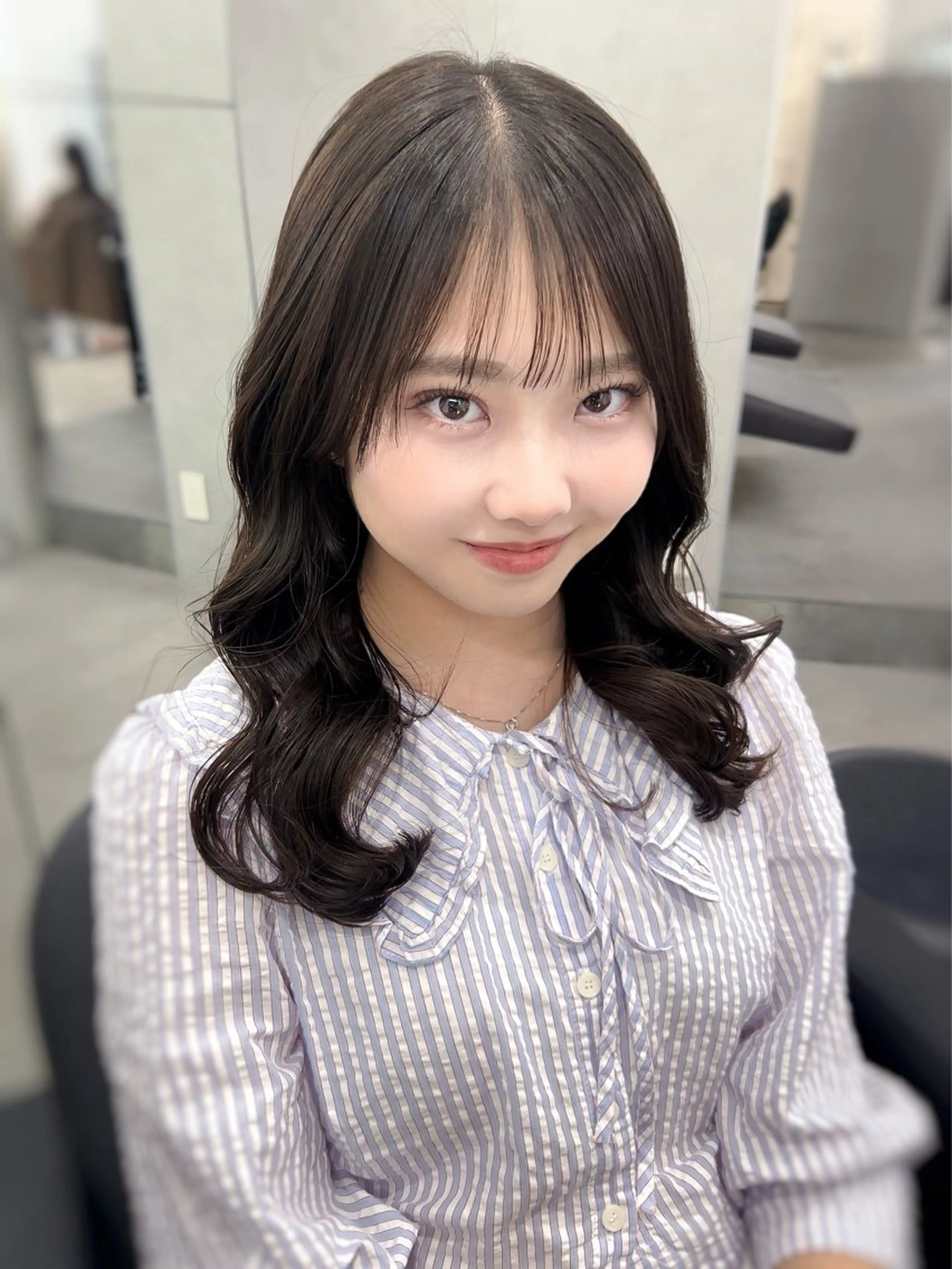 ロング カット パーマ トリートメント 👑 Saho👑のヘアスタイル