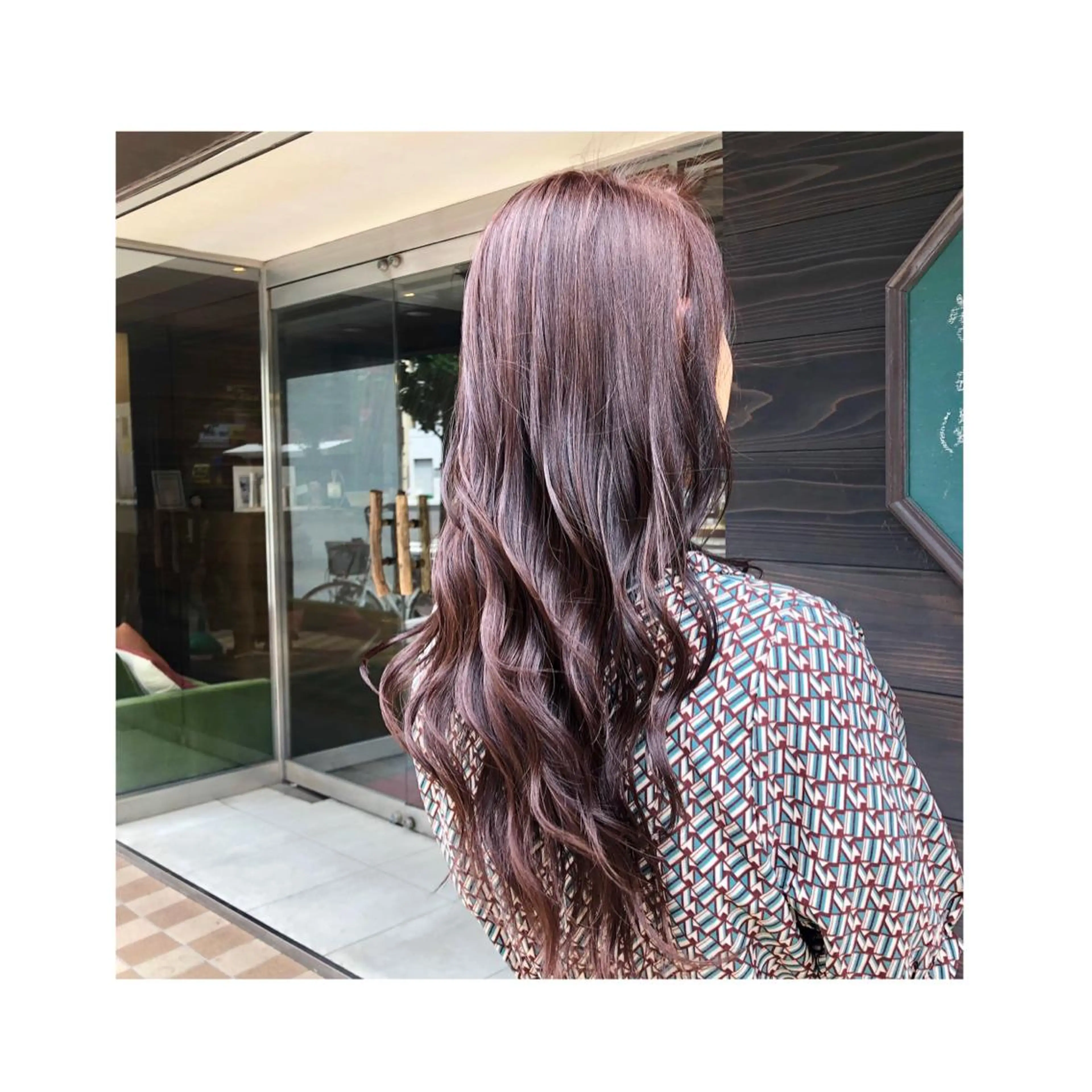 ロング アッシュ ❁⃘ ち だ り さ ❁⃘のヘアスタイル