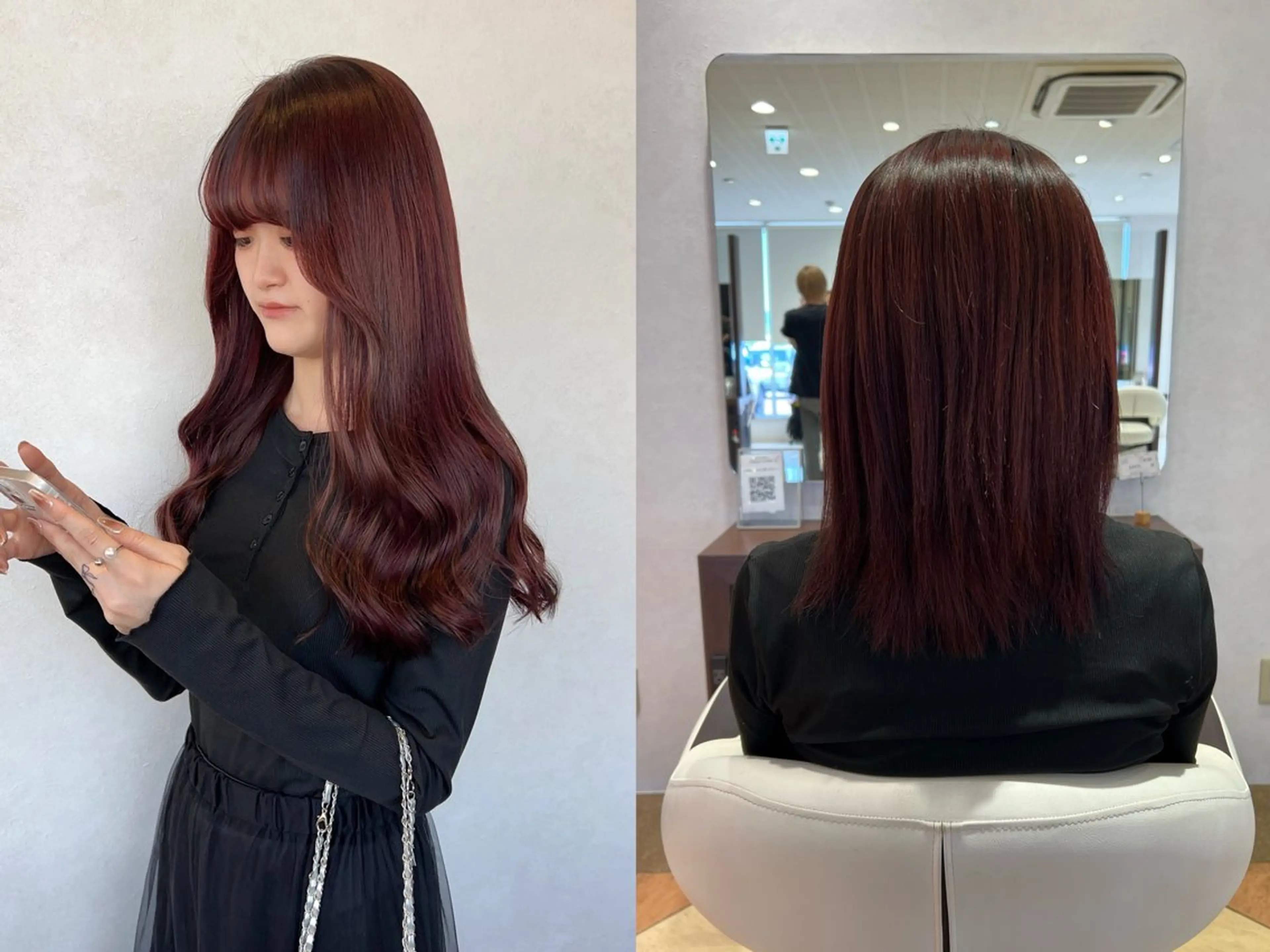 ロング ヘアカラー エクステ nehus nagaoka所属・🖤複雑履歴ブリーチ Mizuki 🖤のヘアスタイル