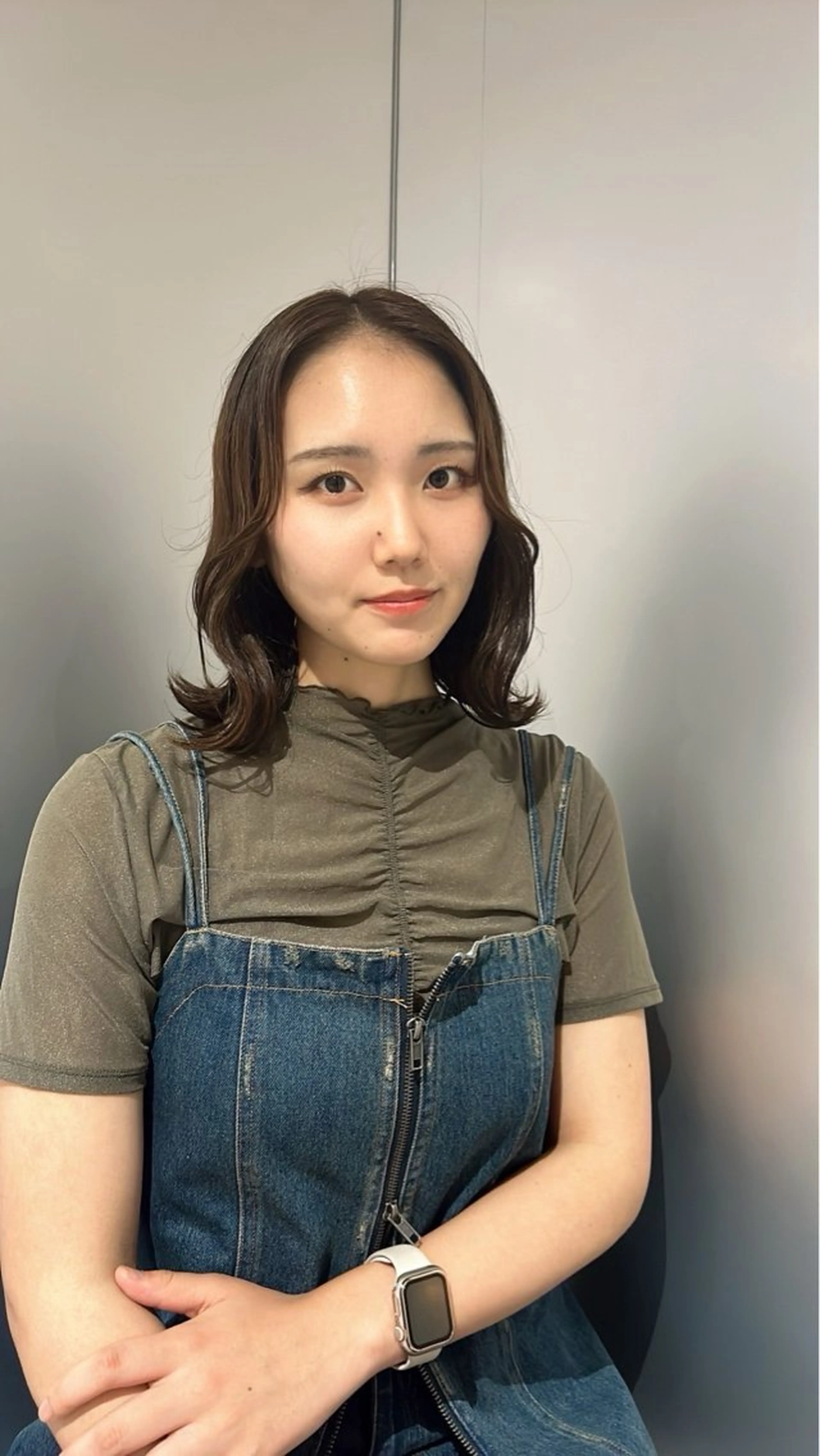 ミディアム カラー ヘアカラー トリートメント 大人可愛い韓国ヘア きららのヘアスタイル