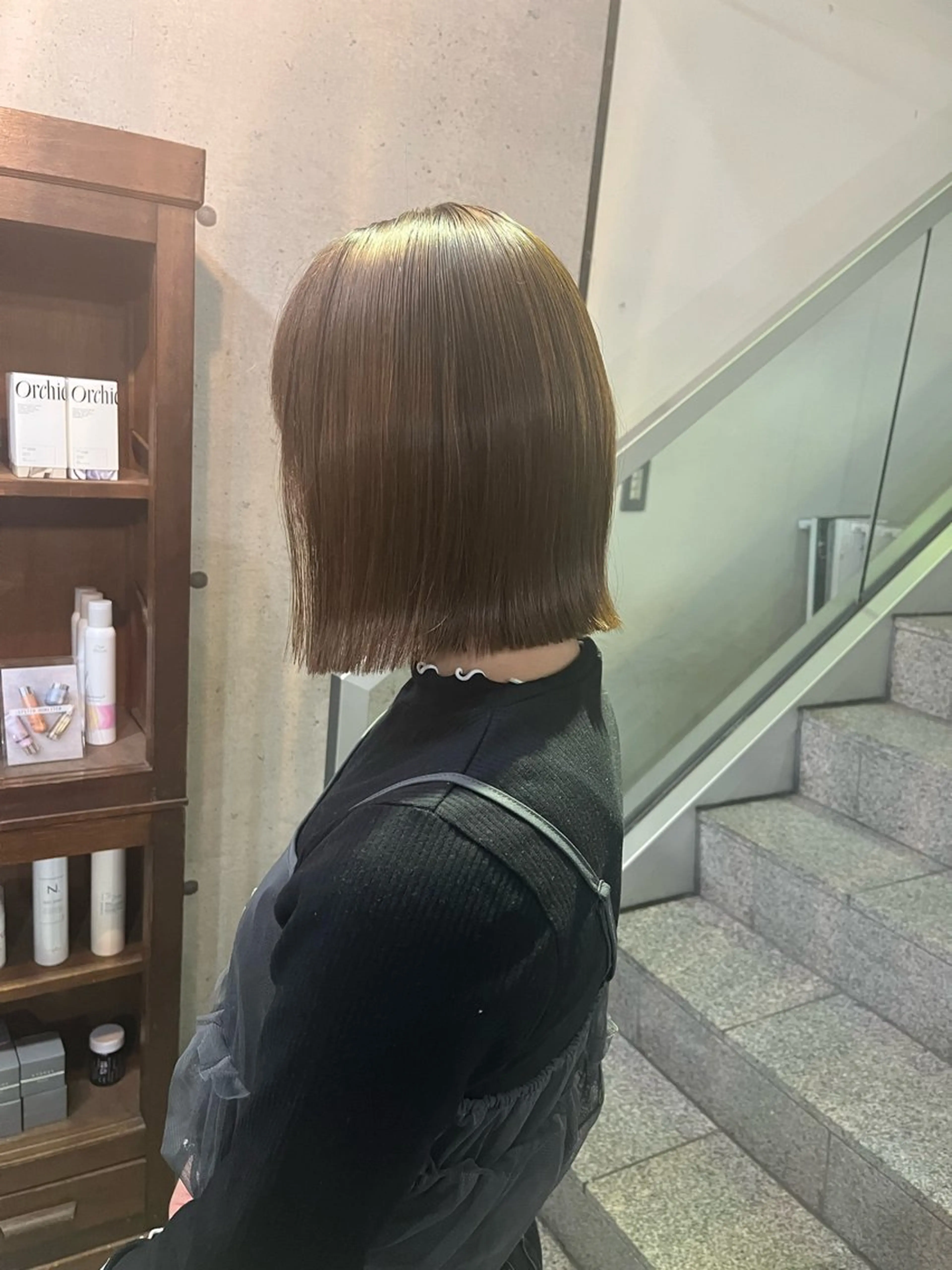 ミディアム 外ハネヘア ARUE所属・SATO KUREA ✨のヘアスタイル