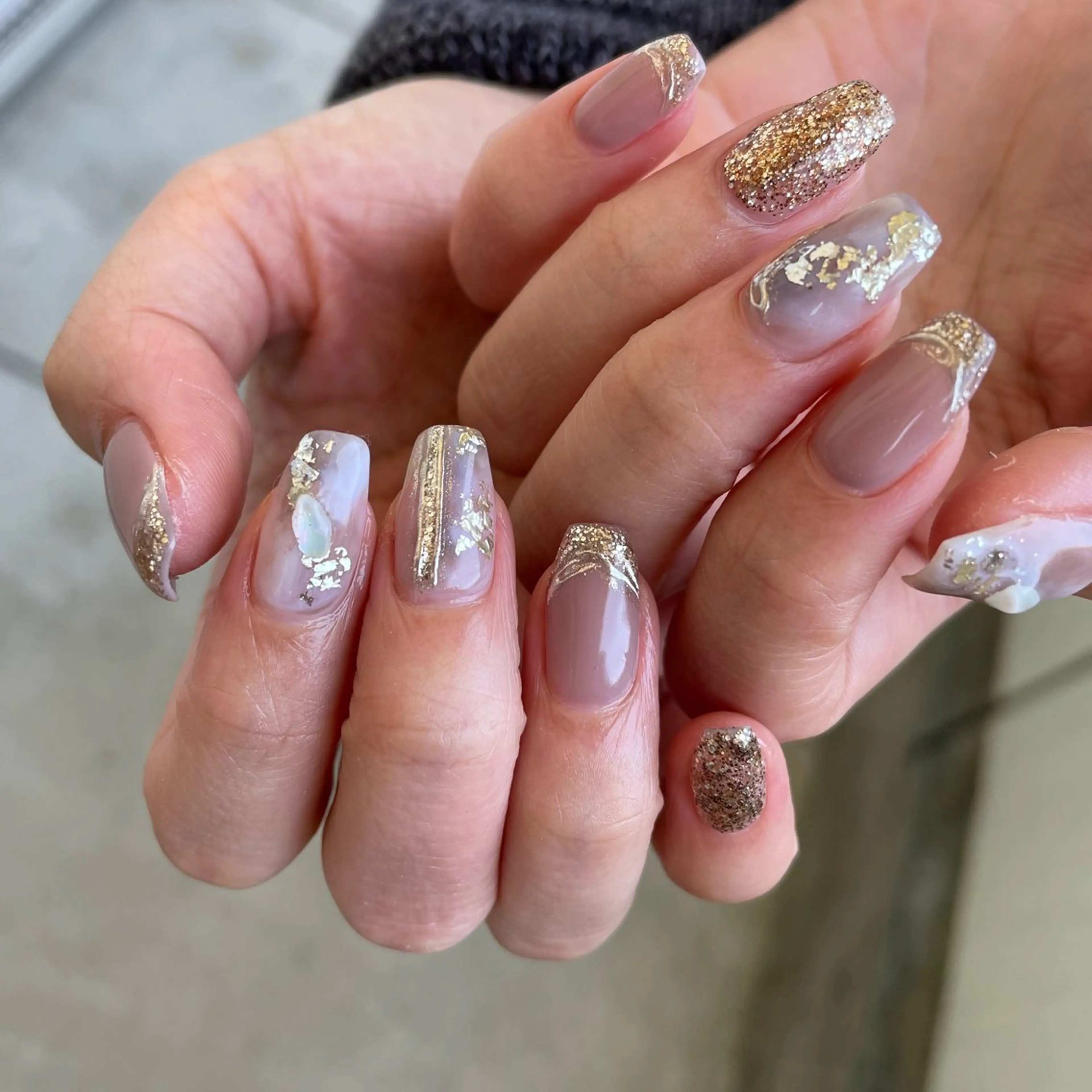 ネイル ニュアンスネイル nailsalon mionのネイルデザイン