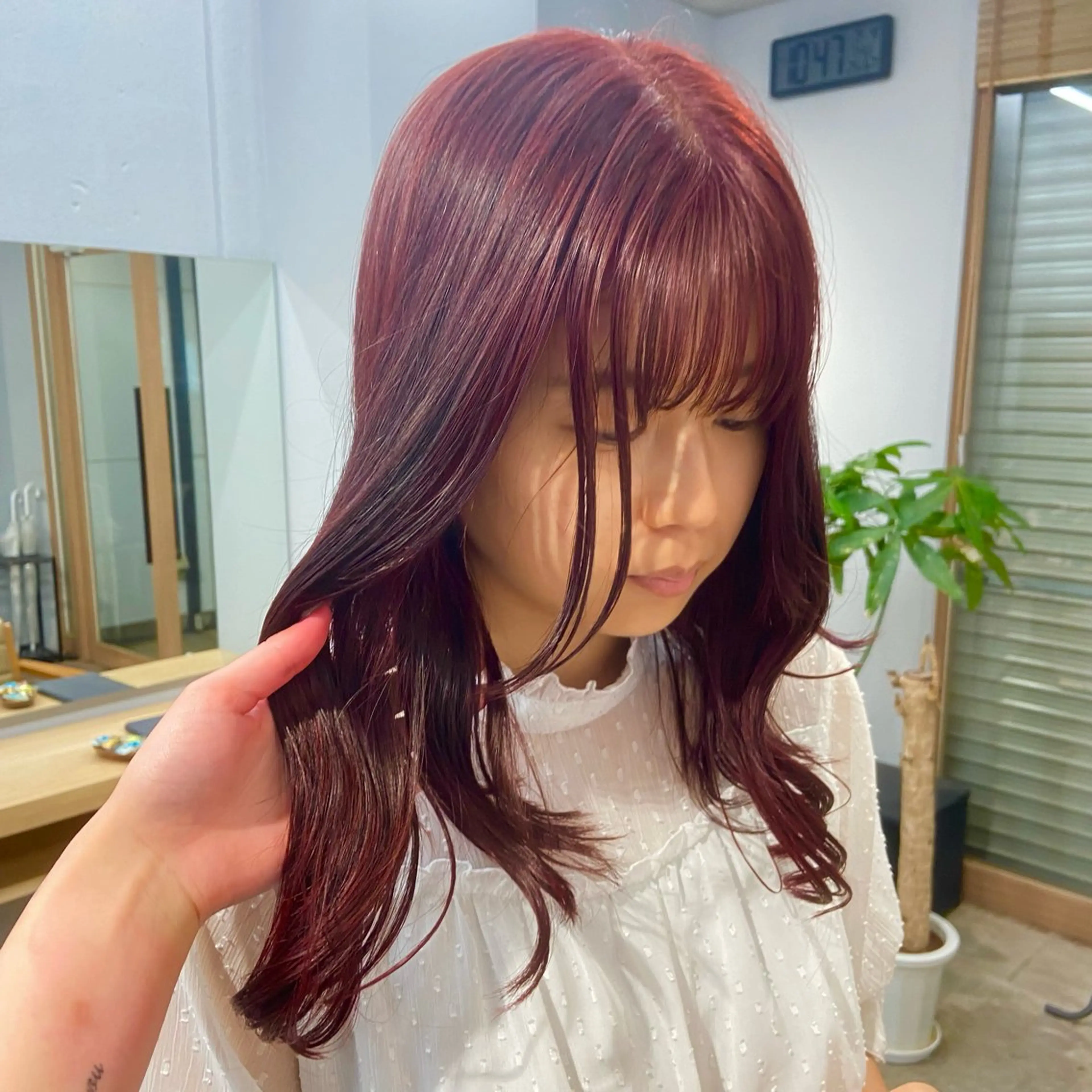セミロング EGO 池袋 RIO🖤⋆͛*͛のヘアスタイル