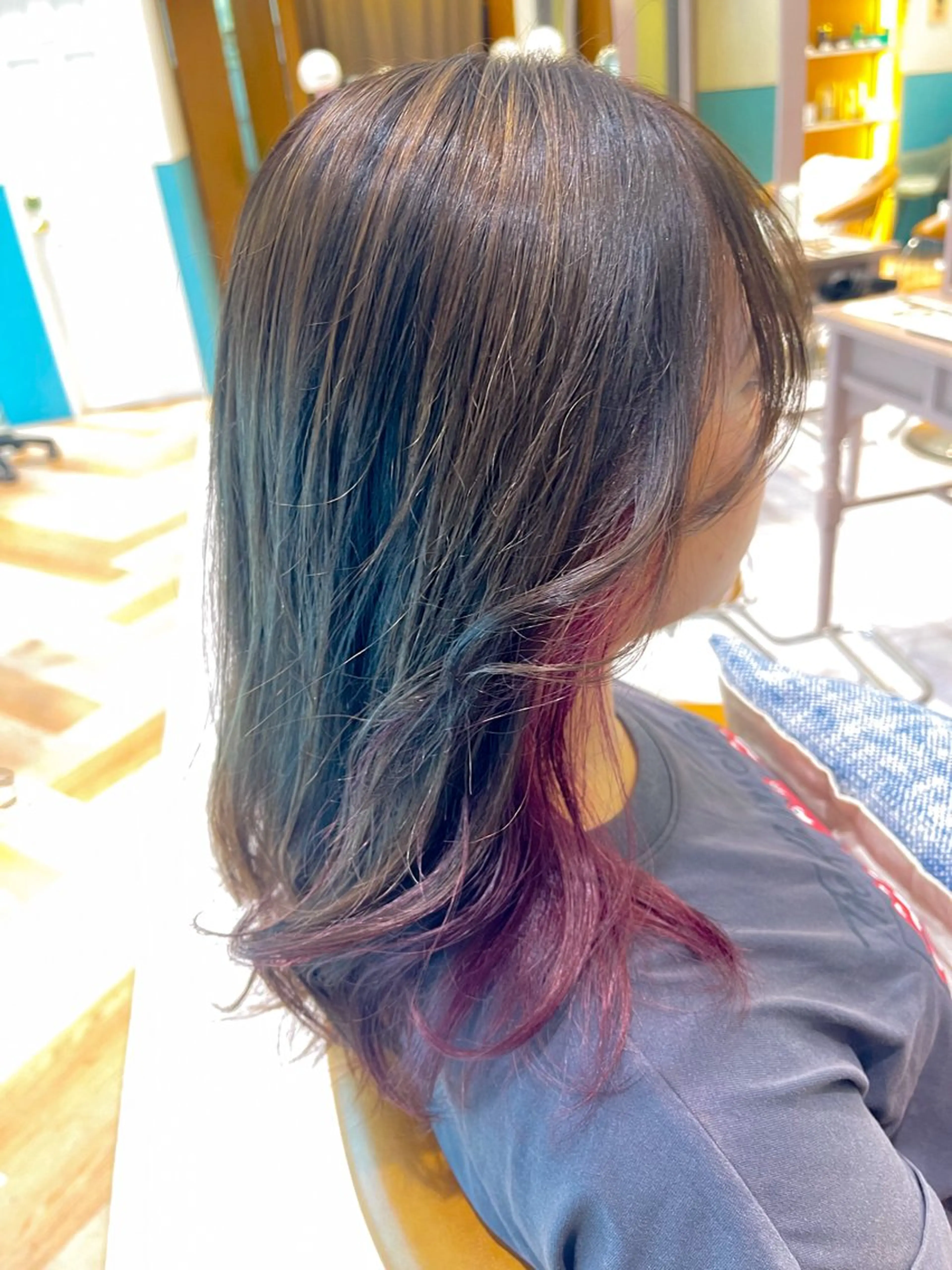 ミディアム カット ヘアカラー 🫧似合わせカット 立川TOSHIKIのヘアスタイル
