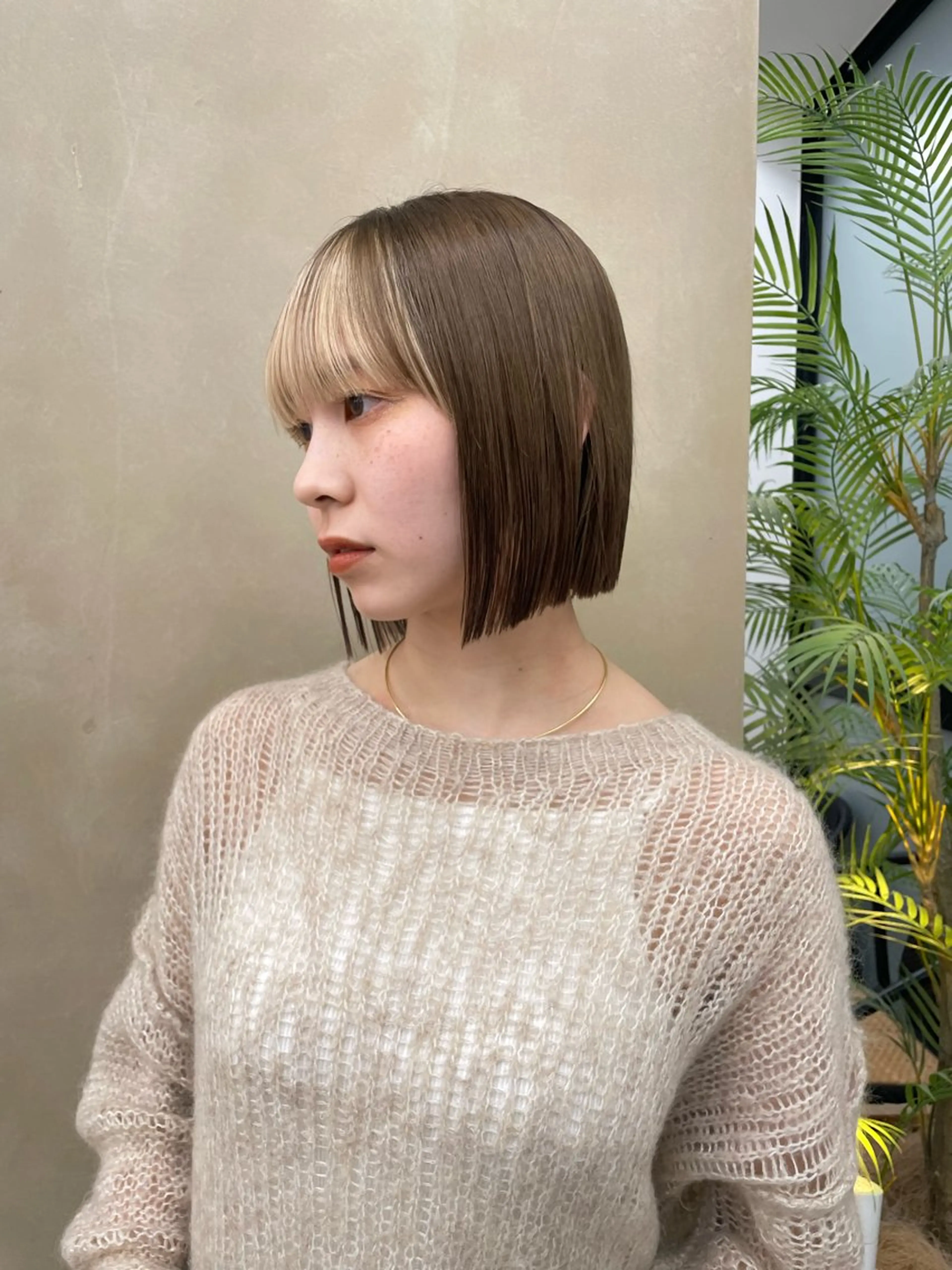 カラー カット ヘアカラー トリートメント noe tton所属・あゆな/名古屋/ ボブ/透明感カラーのヘアスタイル