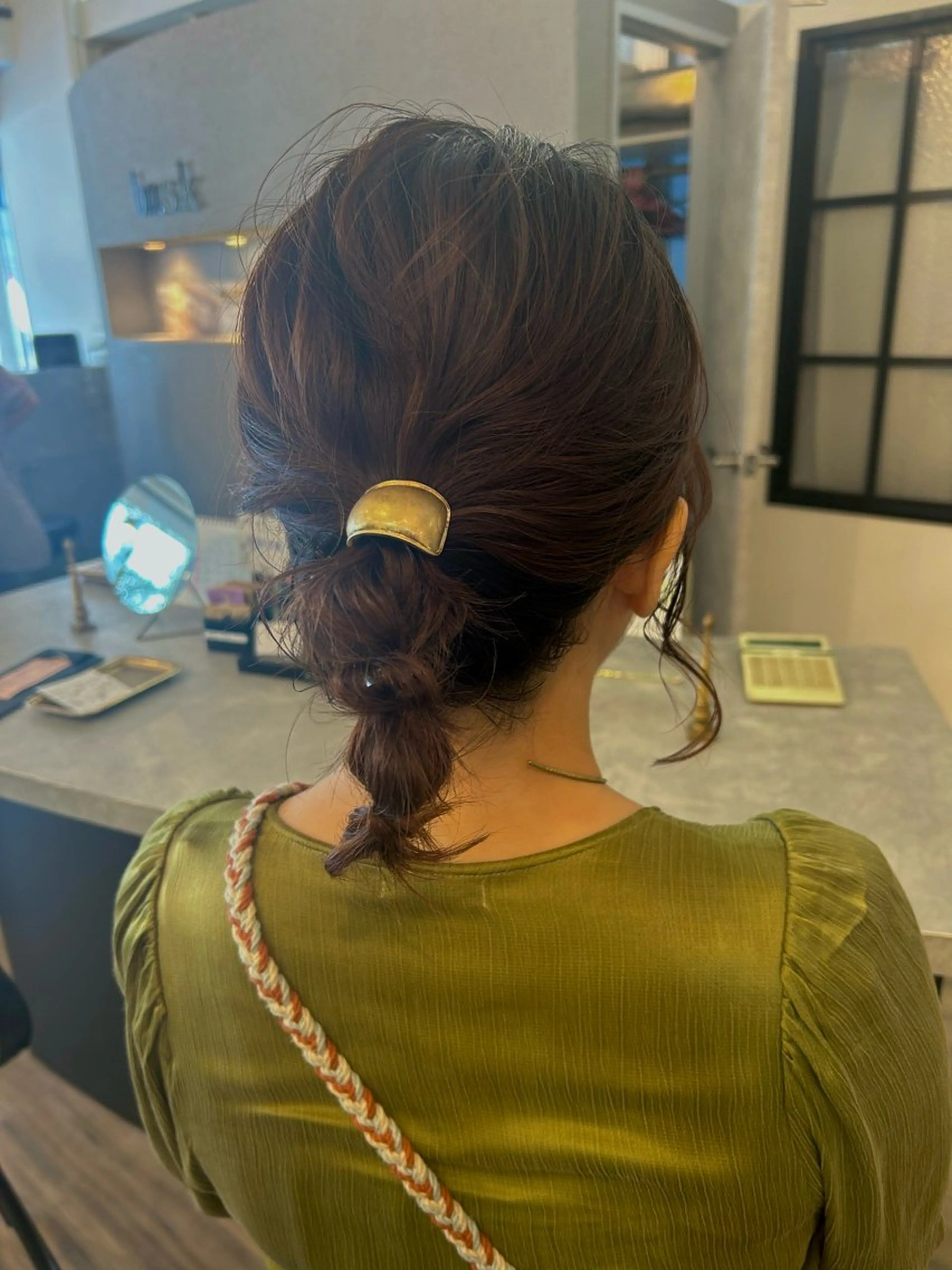 ヘアアレンジ ヘアセット ミナミ🩰デサインカ ラー♡ヘアセットのヘアスタイル
