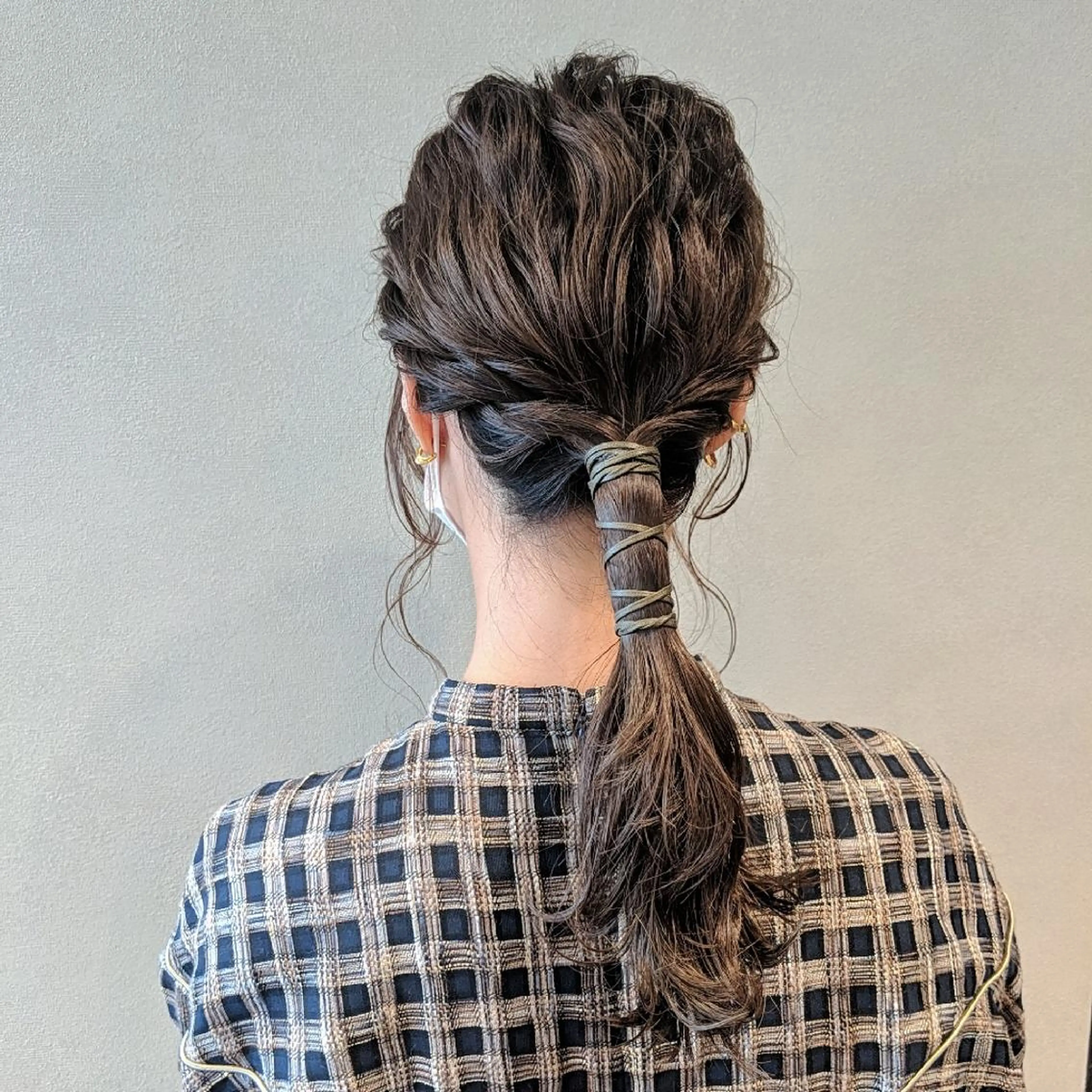 セミロング カラー ヘアアレンジ PRIVATE SALON EYES所属・EYES リアのマツエク・マツパデザイン