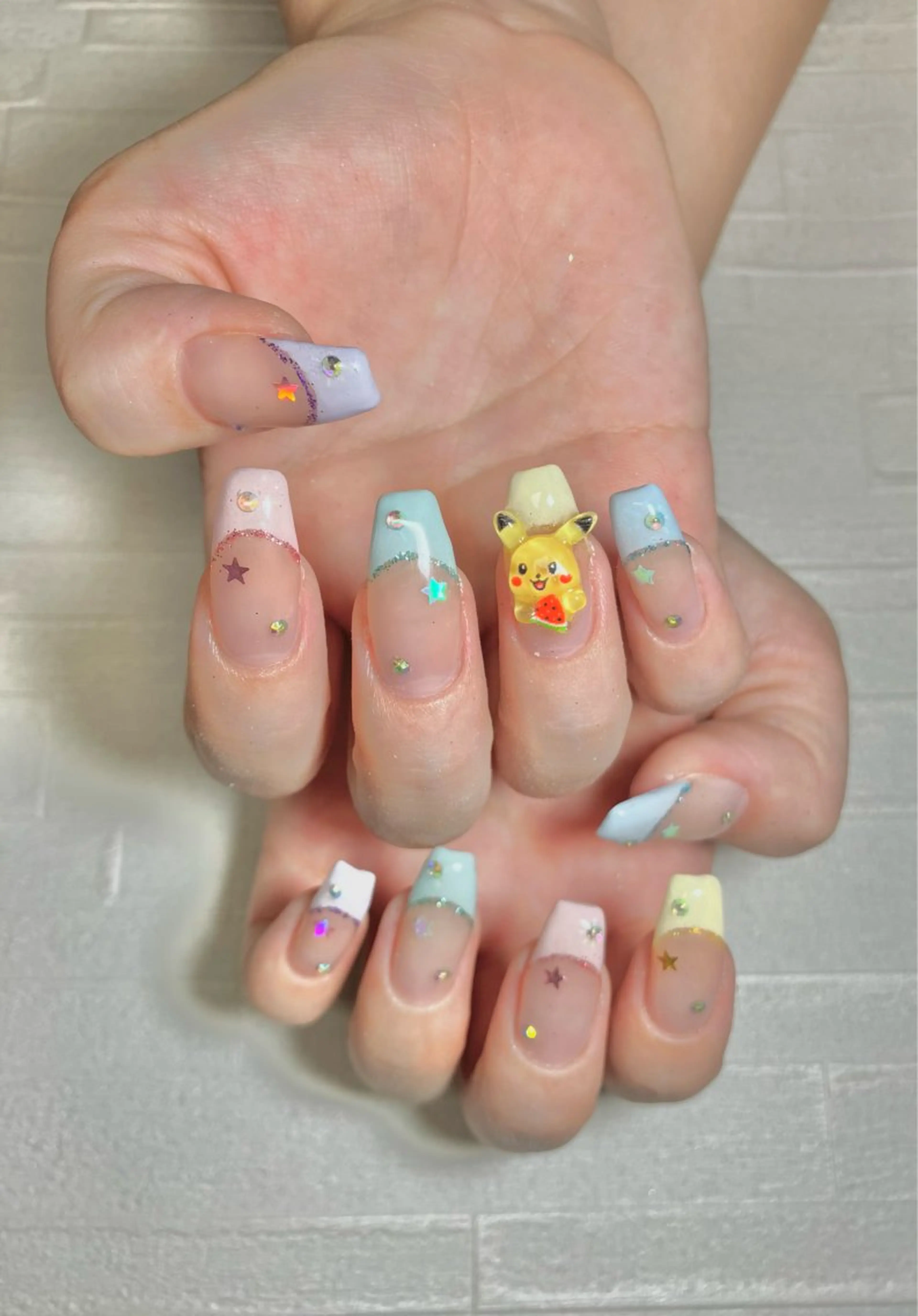 ネイル ハンドネイル 🧸やり放題🧸 （パラ・フィル専門）のネイルデザイン