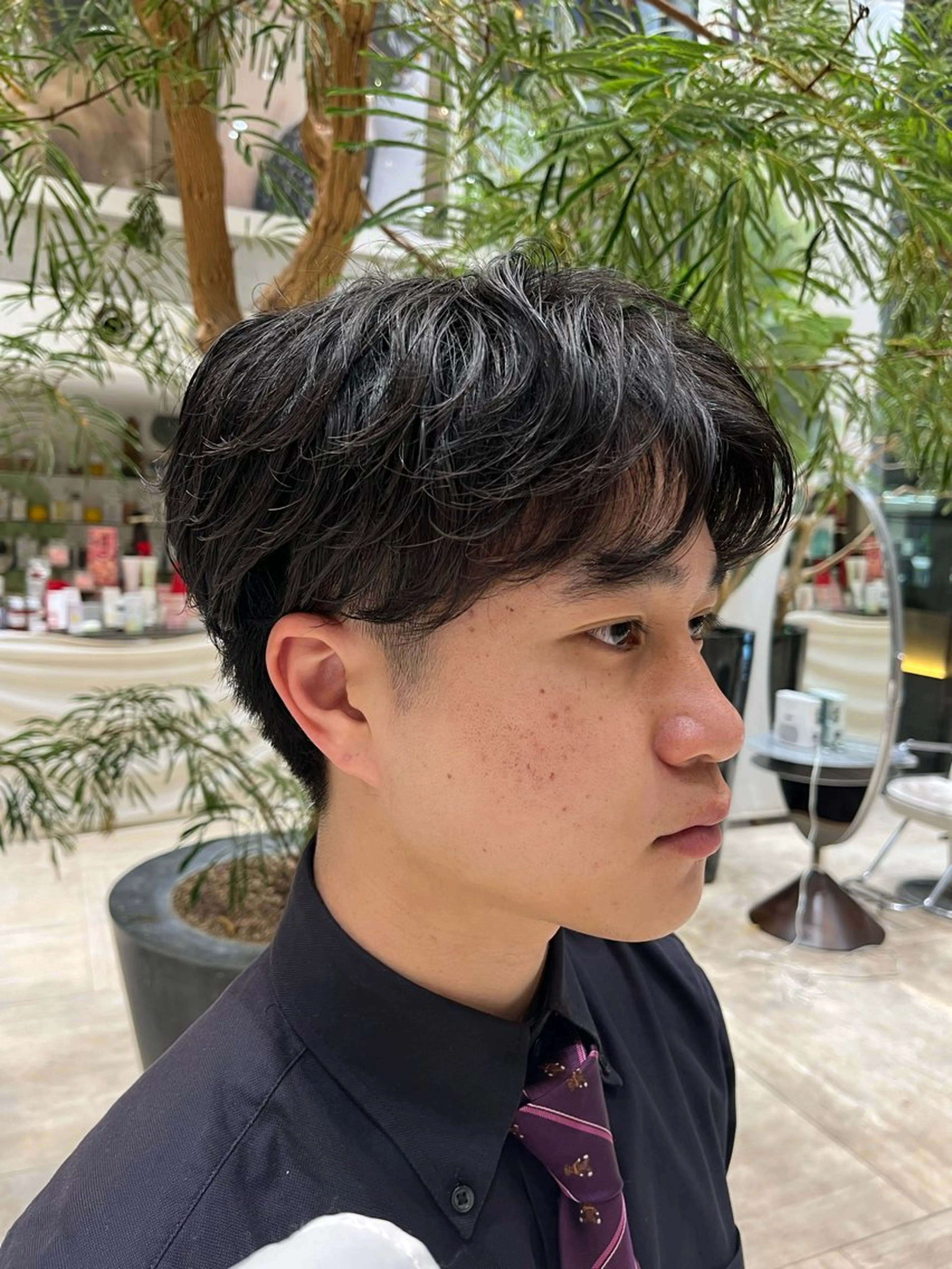 パーマ メンズ メンズパーマ オブヘア　ウエスト店所属・鈴木 夏季/お悩み相談のヘアスタイル