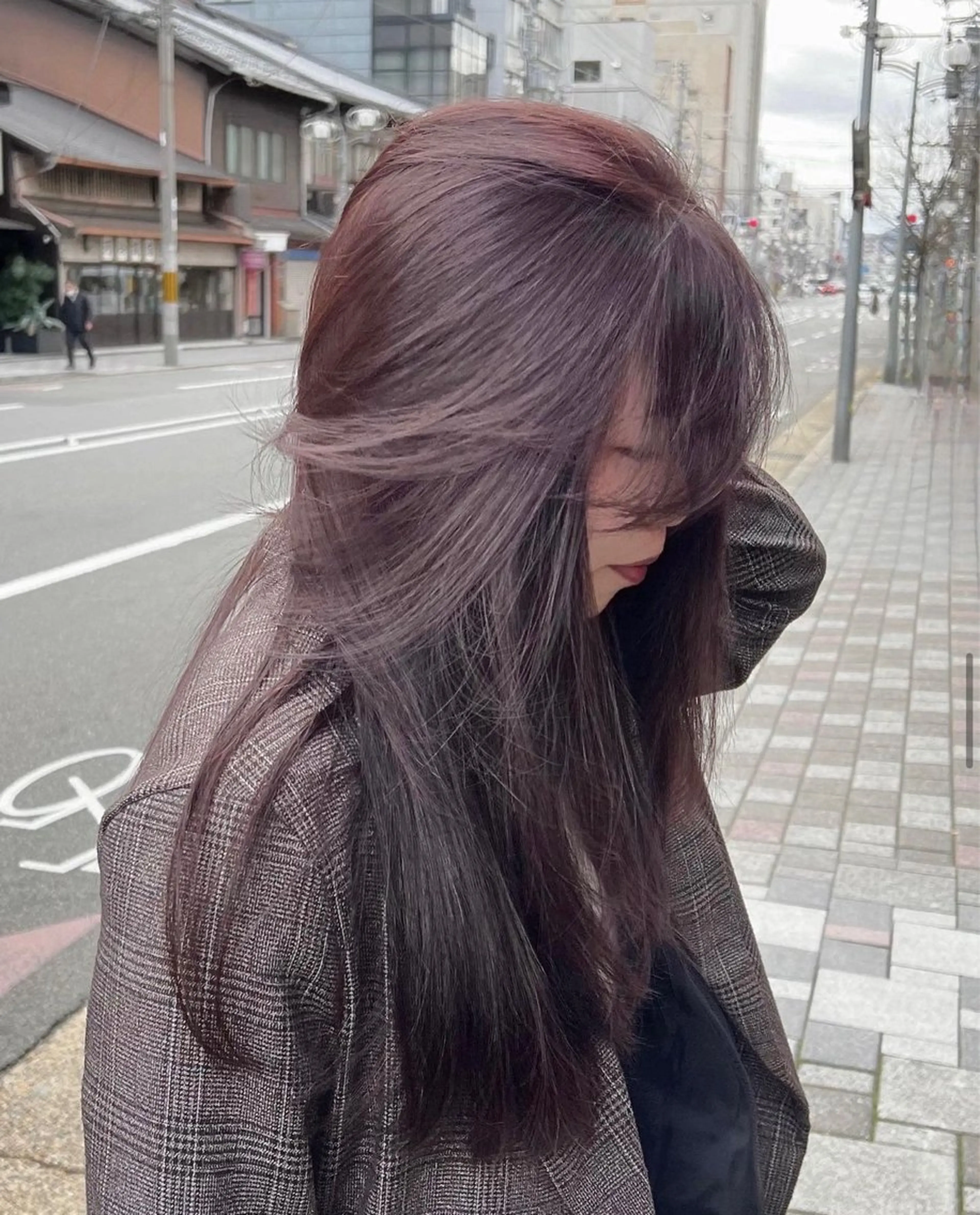 ロング カラー むっち〜/ケアカラー /似合わせcutのヘアスタイル