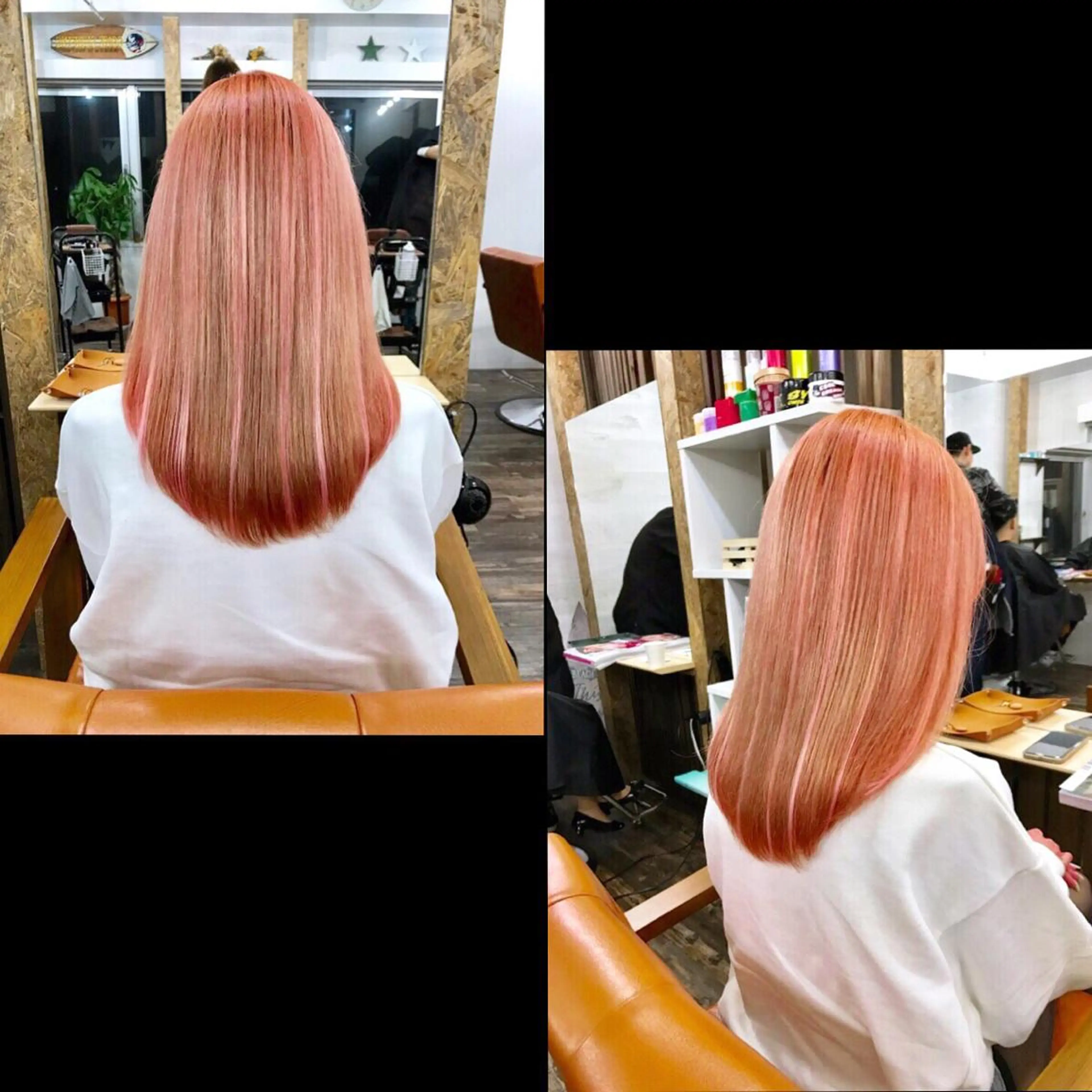 ミディアム カラー エクステ ✯カラー&編み込み エクステ✯池田智博✯のヘアスタイル