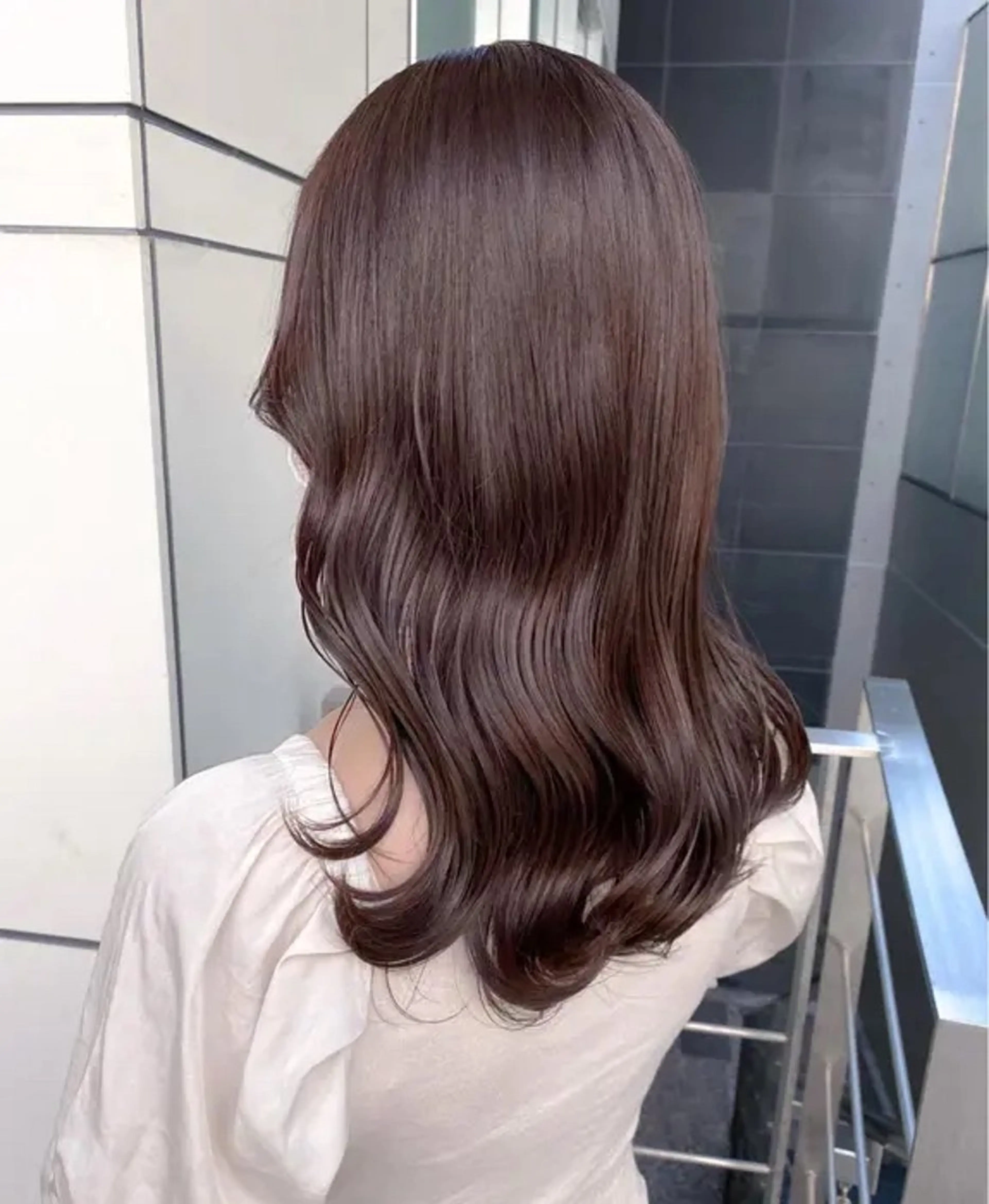 セミロング カット ヘアカラー CIEL岡山店／ 千田⛄️のヘアスタイル