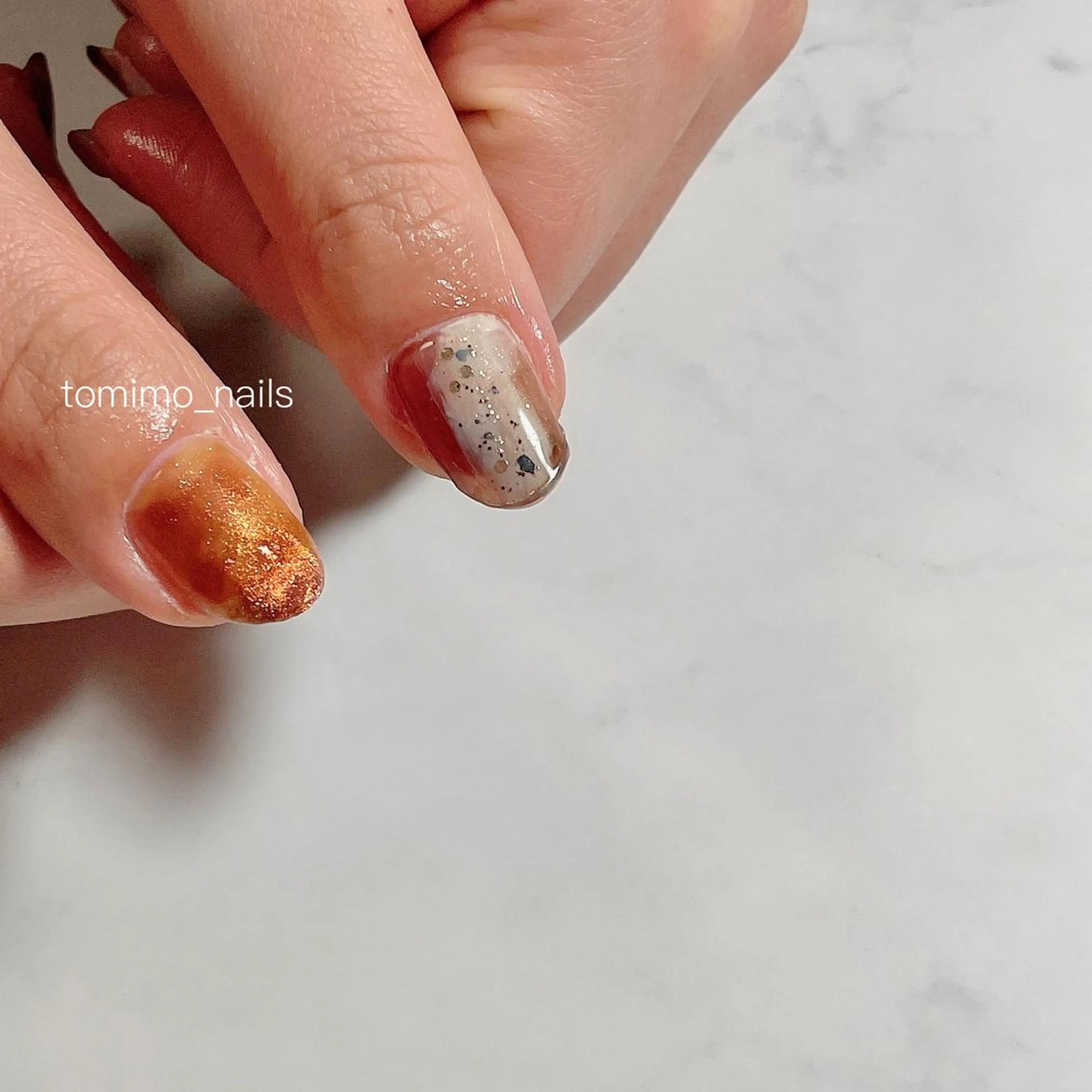 ネイル ニュアンスネイル amulet TOMOMIのネイルデザイン