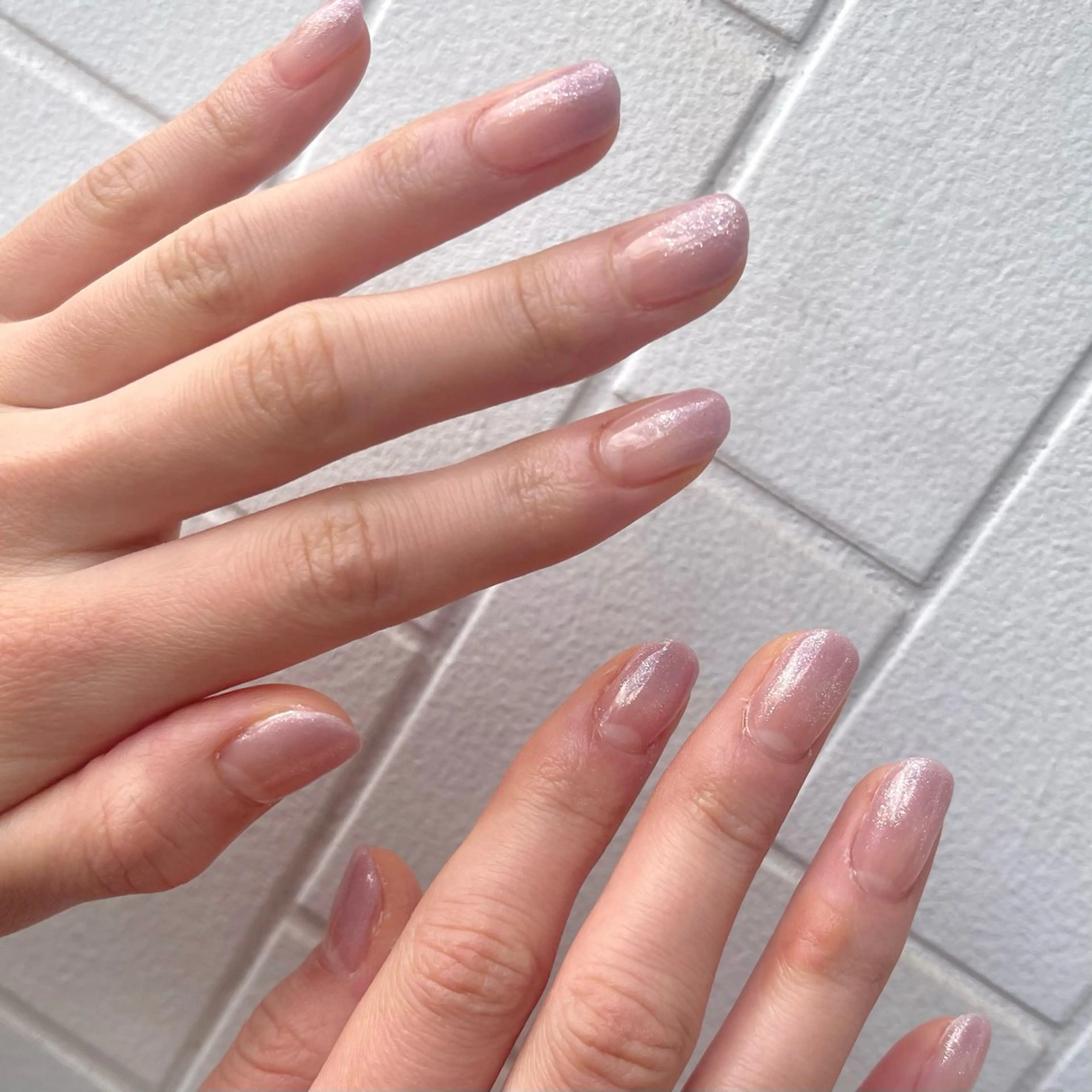 ネイル グラデーション ラメ(グリッター) ラメグラデーション 春ネイル Lealea .wのネイルデザイン