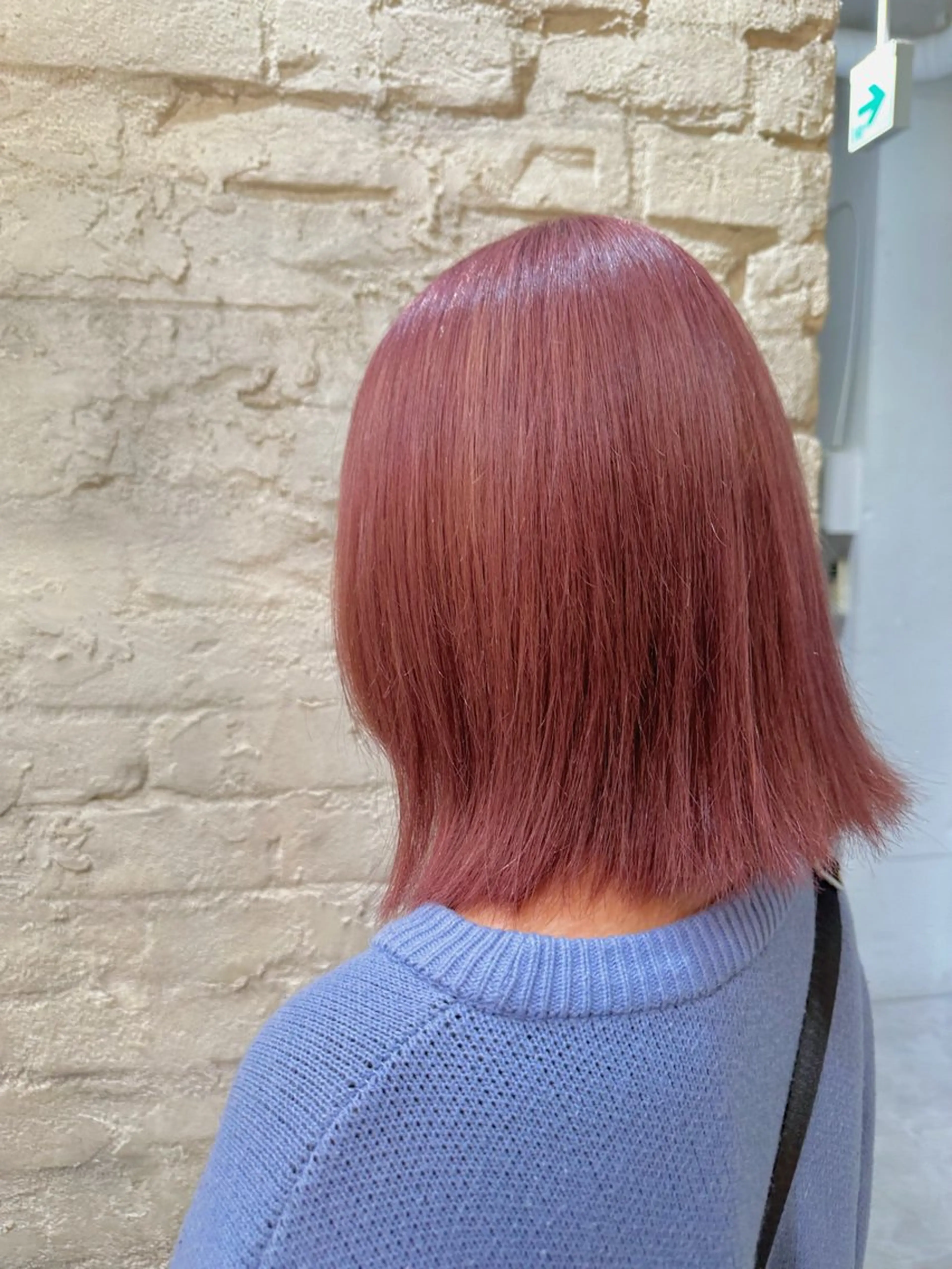 ミディアム カラー ピンクカラー ヘアカラー レイヤーカット/ハイ トーン✂︎ゆーぴ✂︎のヘアスタイル