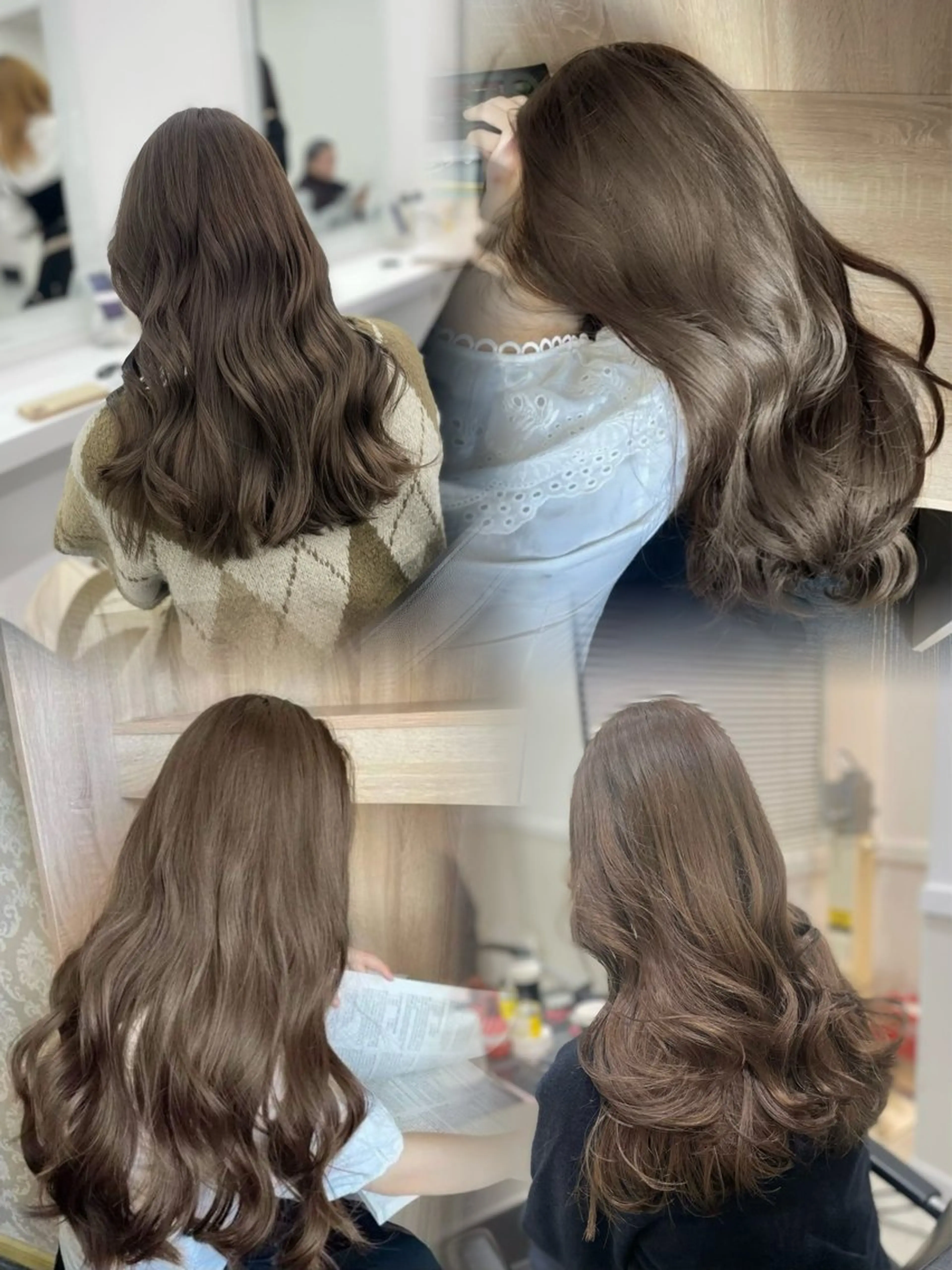 ロング ヘアカラー トリートメント ヘアセット GO TODAY SHAiR SALON所属・🤍韓国トレンド ヘア🤍miku🤍のヘアスタイル