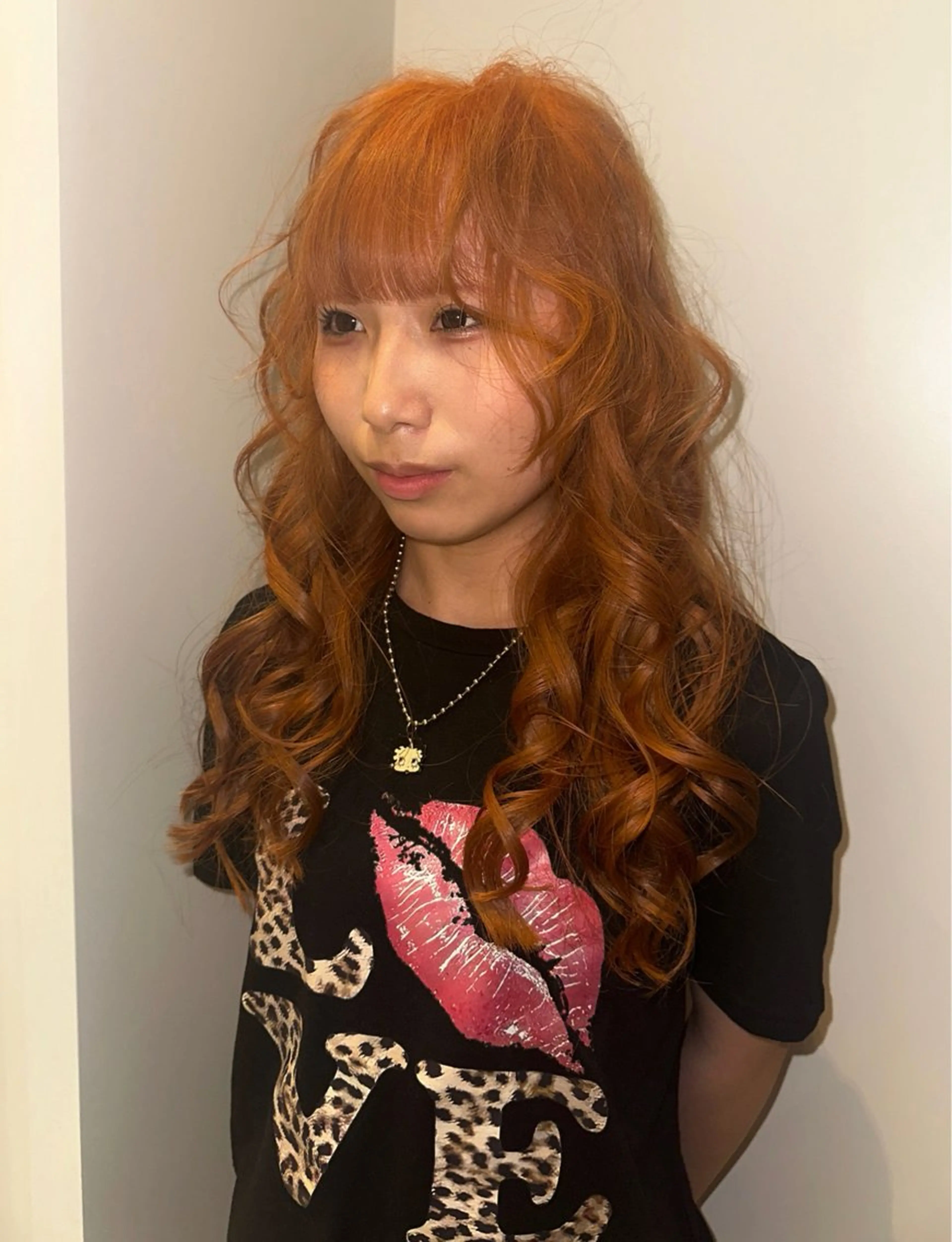 ロング カラー ヘアカラー 松本 雪愛のヘアスタイル