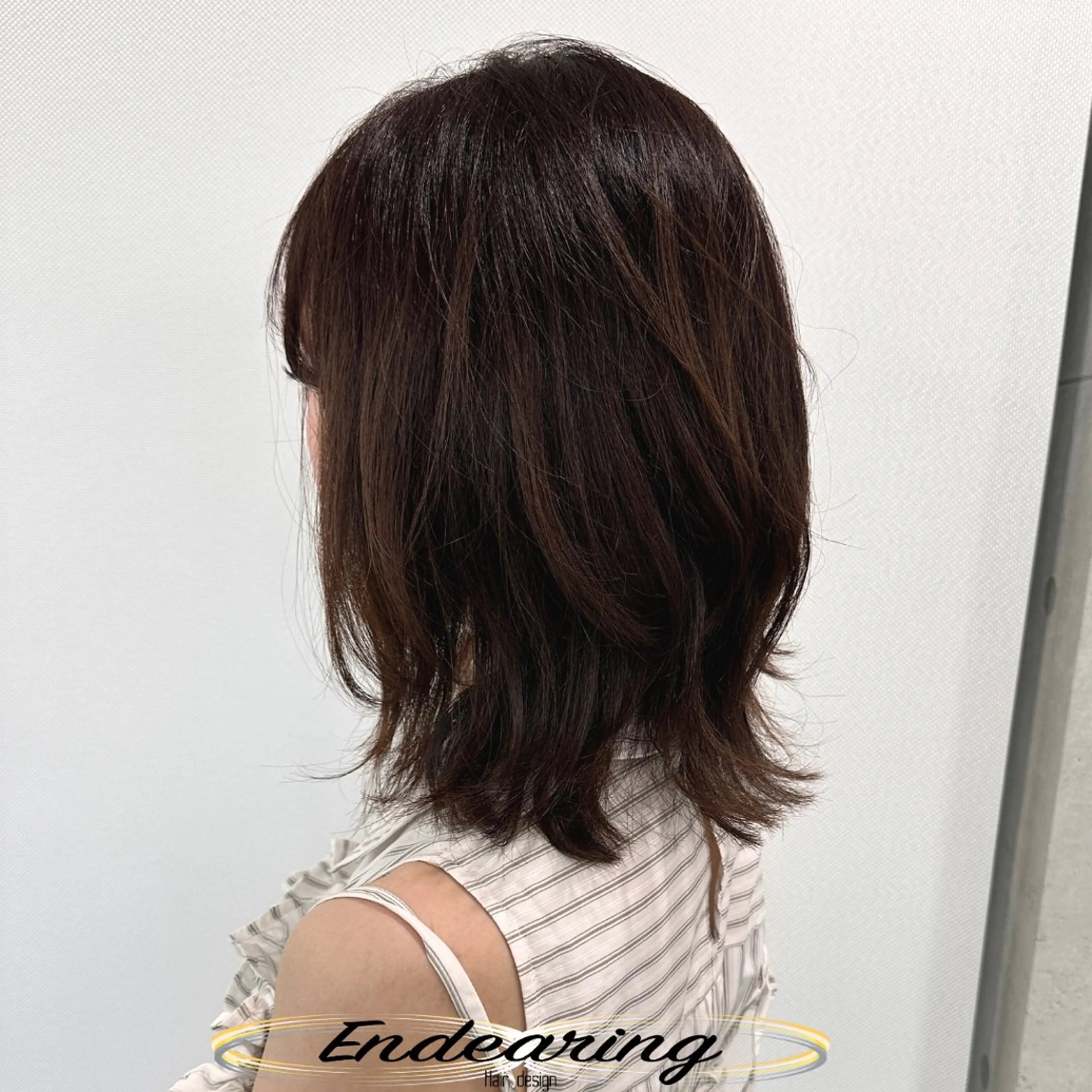 ミディアム レイヤーカット カット ヘアカラー Endearing 銀座/レイヤーカットのヘアスタイル