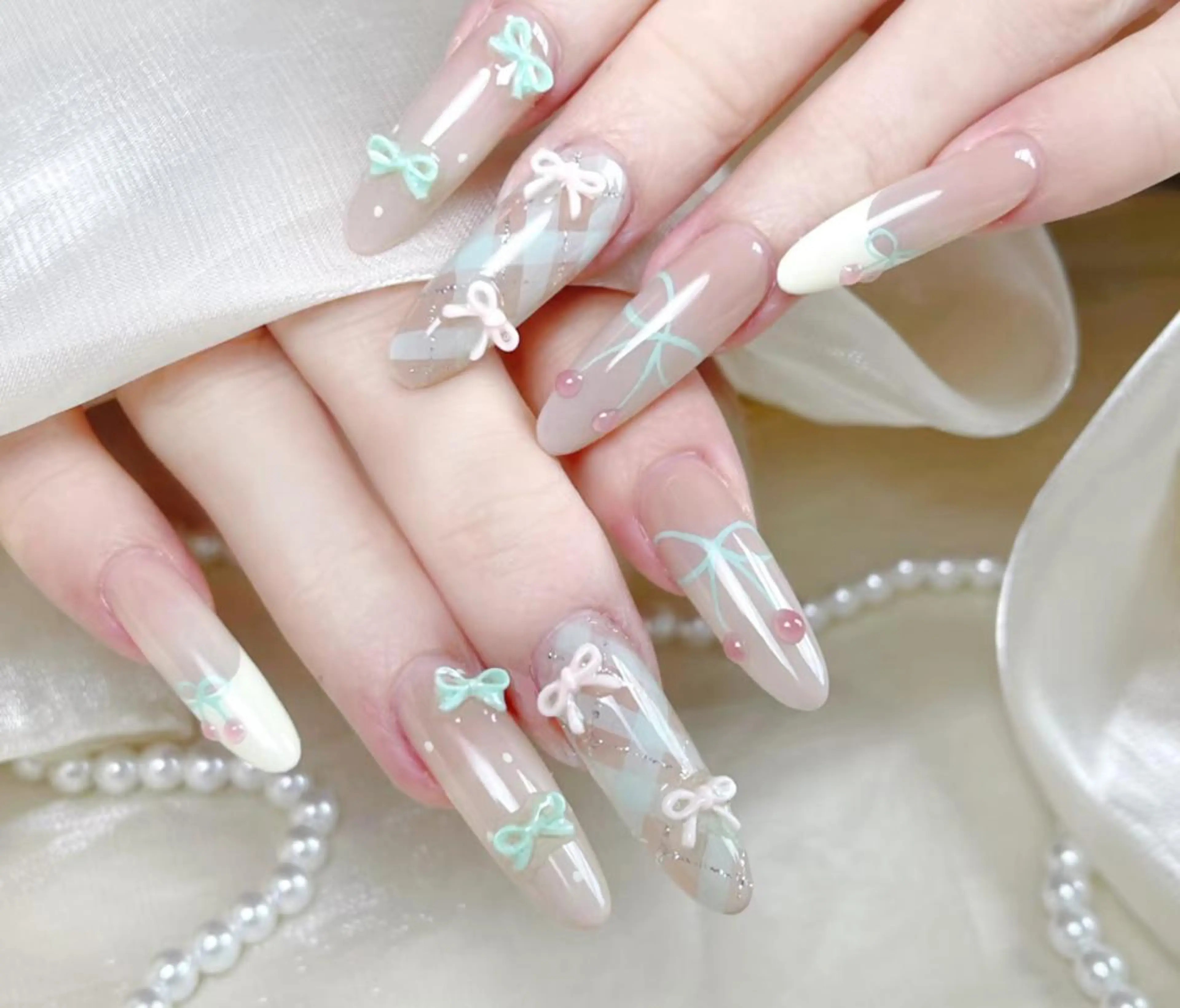 ネイル ハンドネイル By moonネイル 🌷ワンホン/韓国風のネイルデザイン