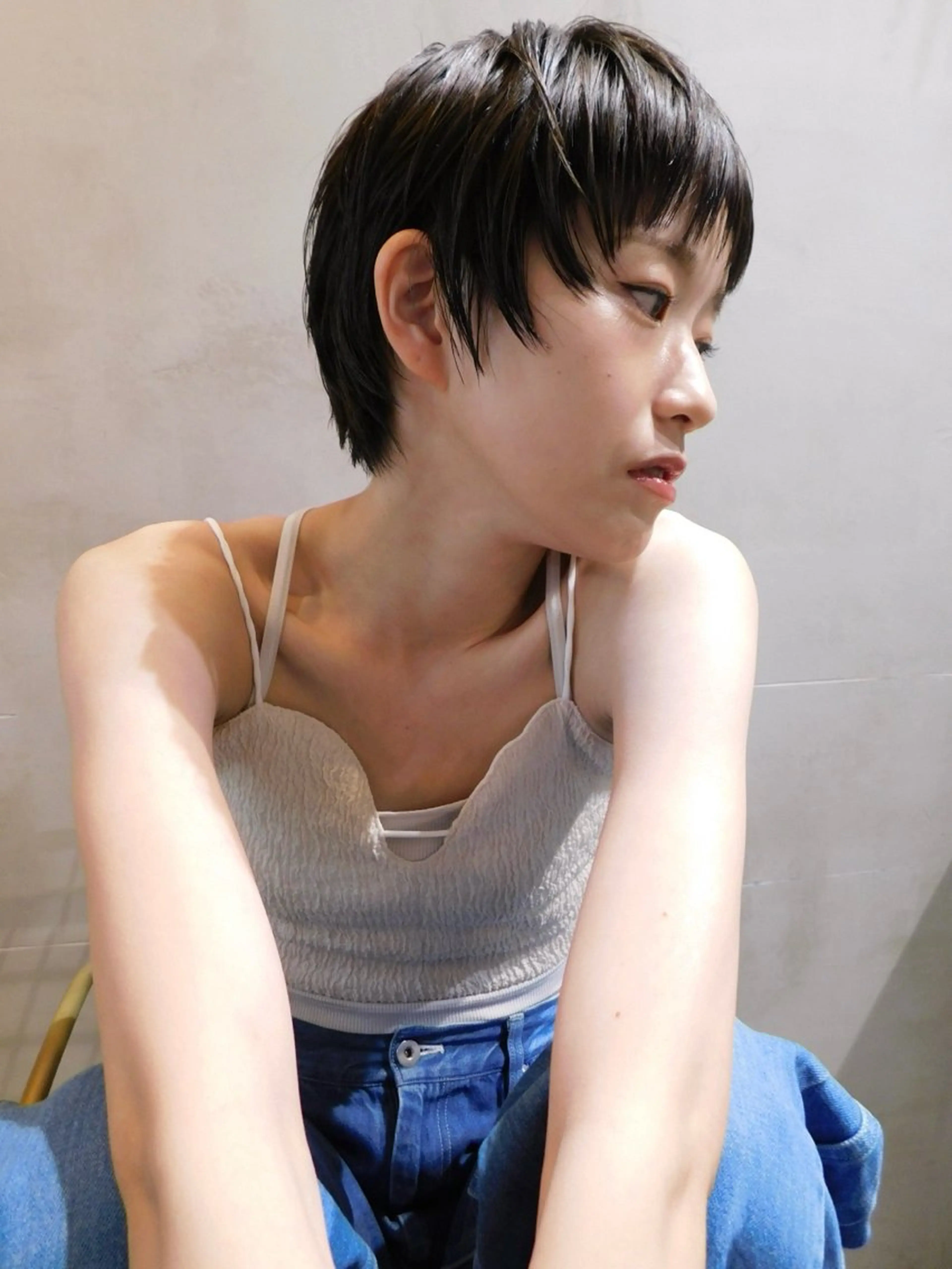 ショート カラー ロエ平尾山荘所属・大人ショート/メンズ /平尾/薬院/綜一郎のヘアスタイル