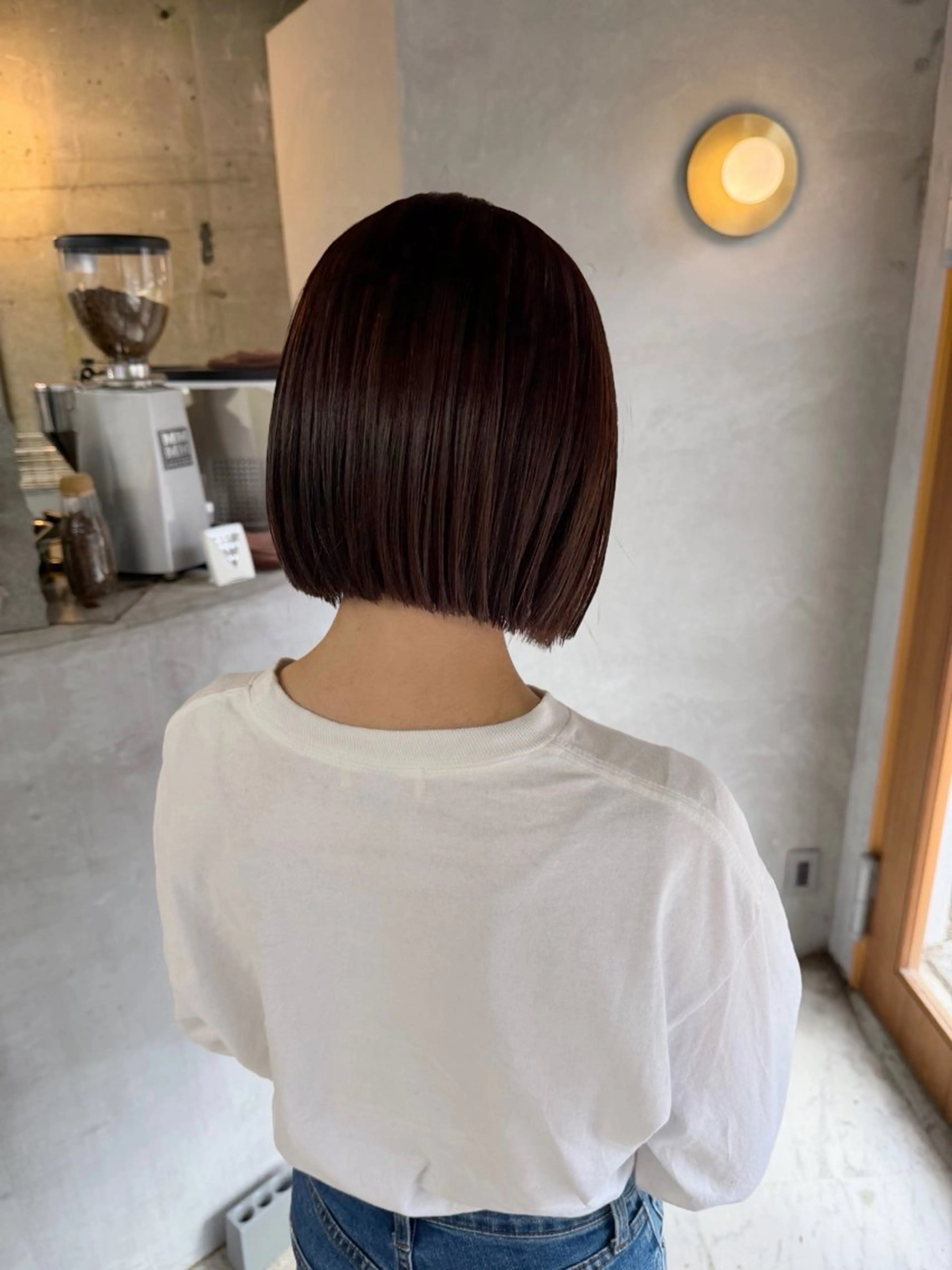 ショート カラー ブラウンカラー ココアブラウン ボブ カット ヘアカラー eta所属・ボブ支持率NO1 🌈CHIKAのヘアスタイル