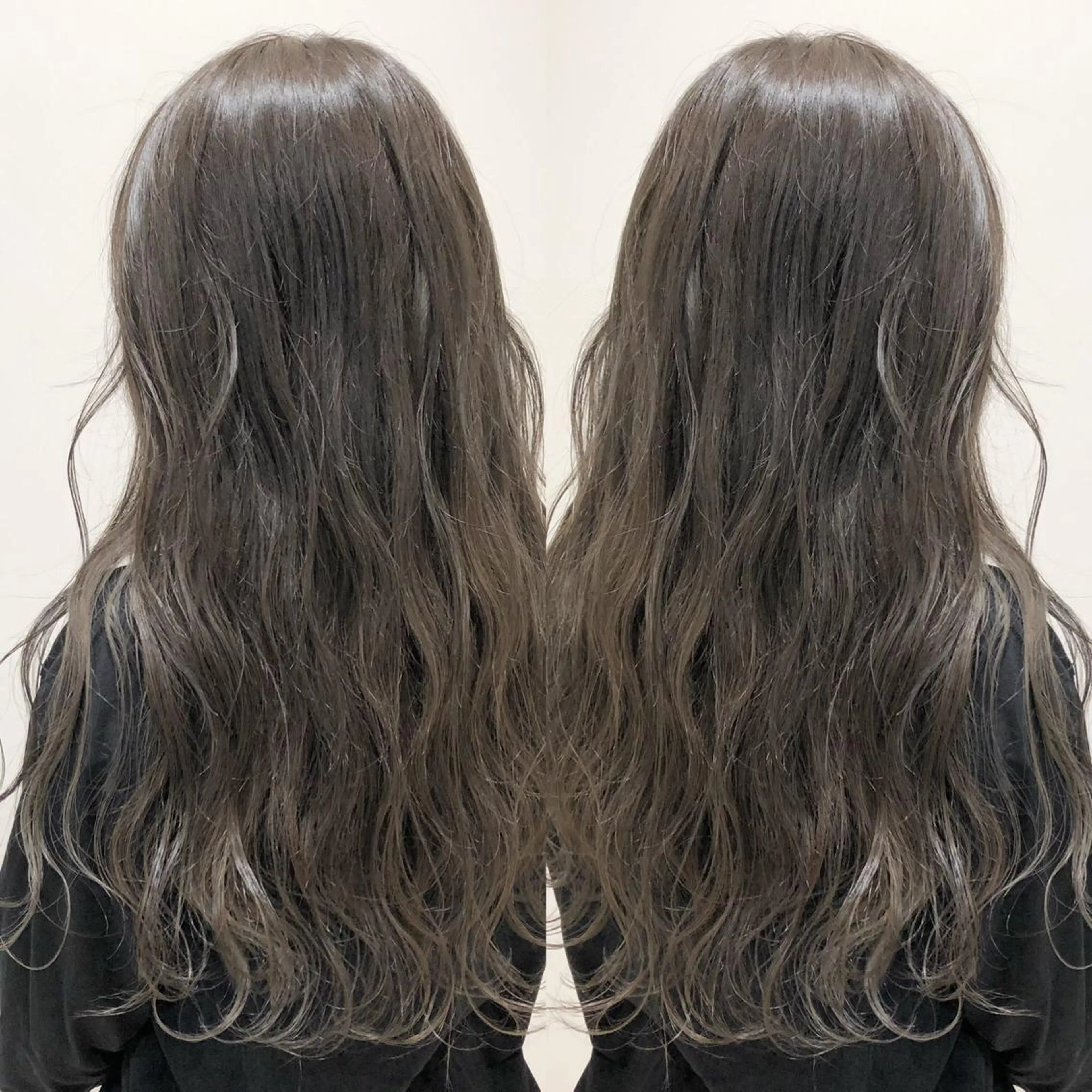 ロング カット ヘアカラー 上川 開生のヘアスタイル