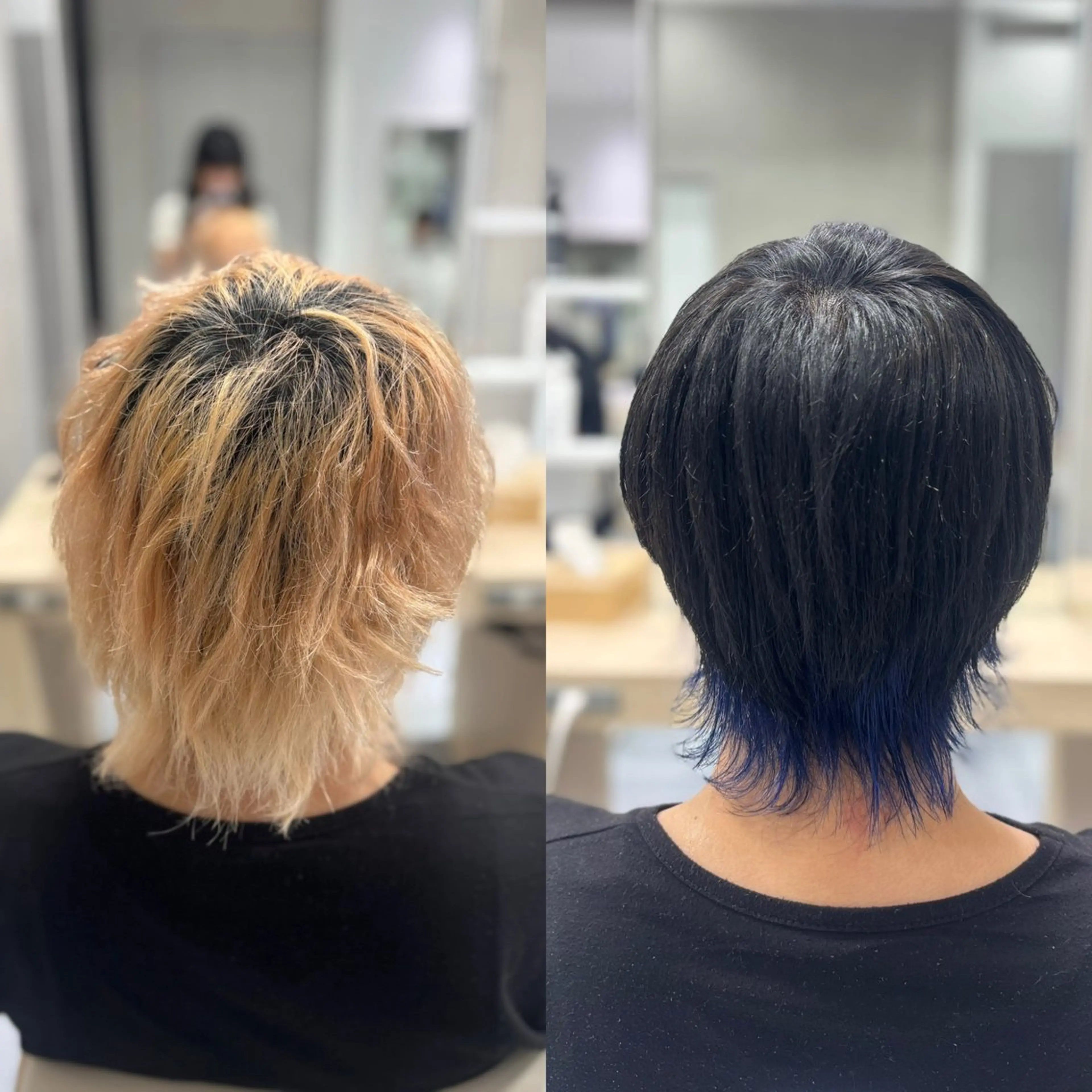 ショート カラー メンズ ヘアカラー メンズ特化韓国風 パーマスタイル/りんのヘアスタイル