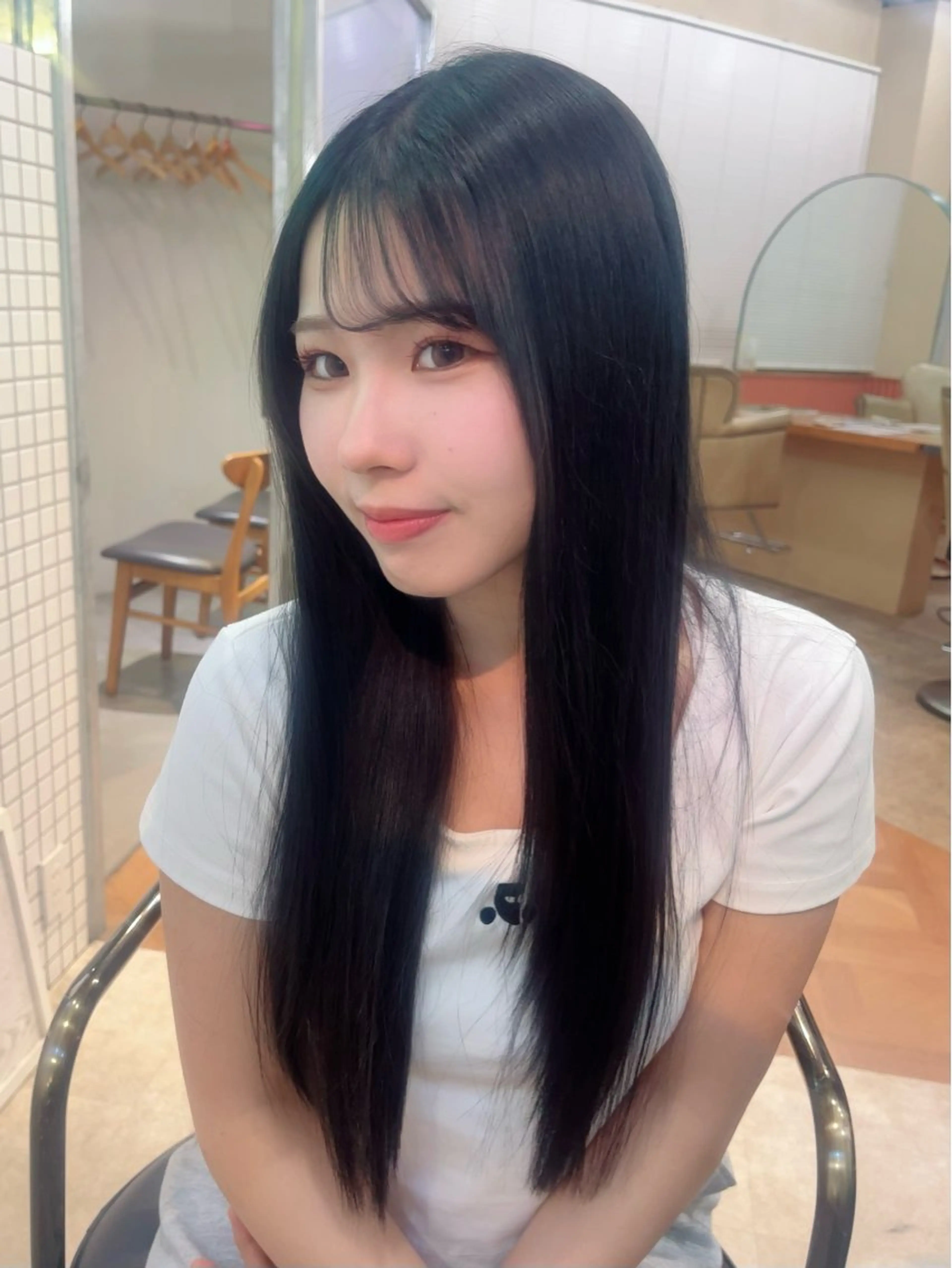 ロング カット ヘアカラー Lutowa plus所属・ヨシザキ カノンのヘアスタイル