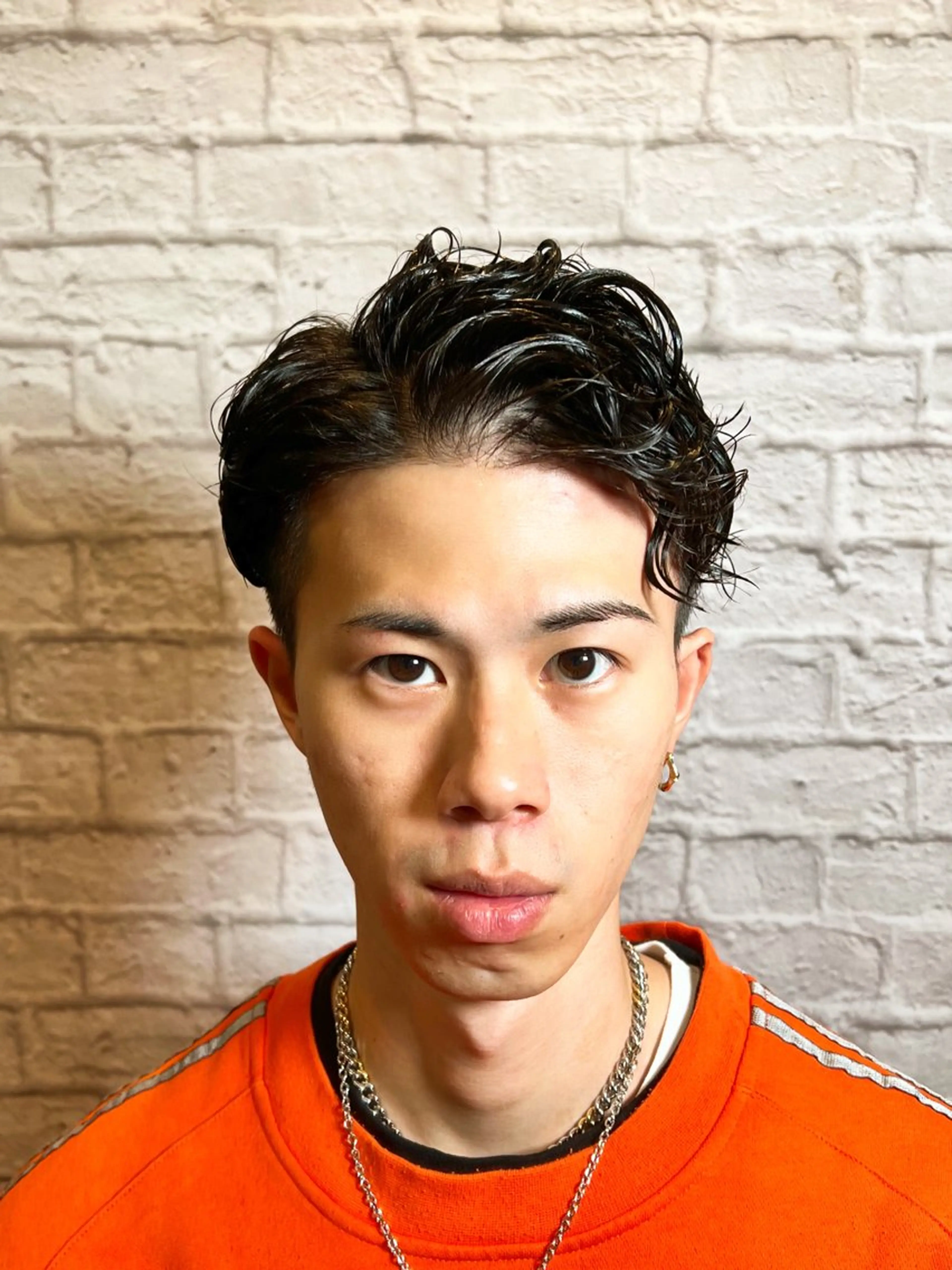 ショート カラー パーマ ヘアアレンジ メンズ カット パーマ メンズカット/パーマ 山崎航平💈のヘアスタイル