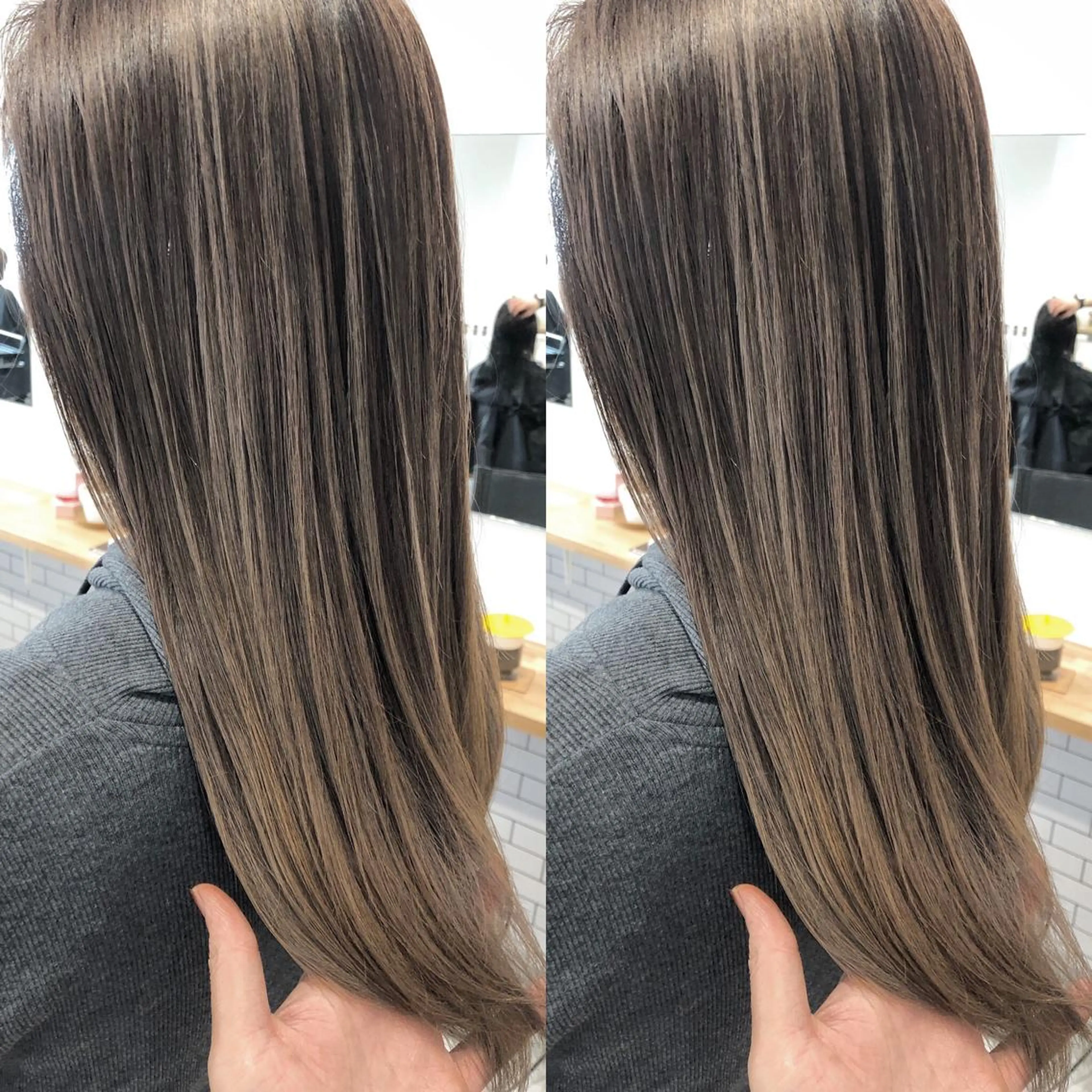 ミディアム カラー グラデーションカラー ヘアカラー JILBLAN京都 ショート/ハイライトのヘアスタイル