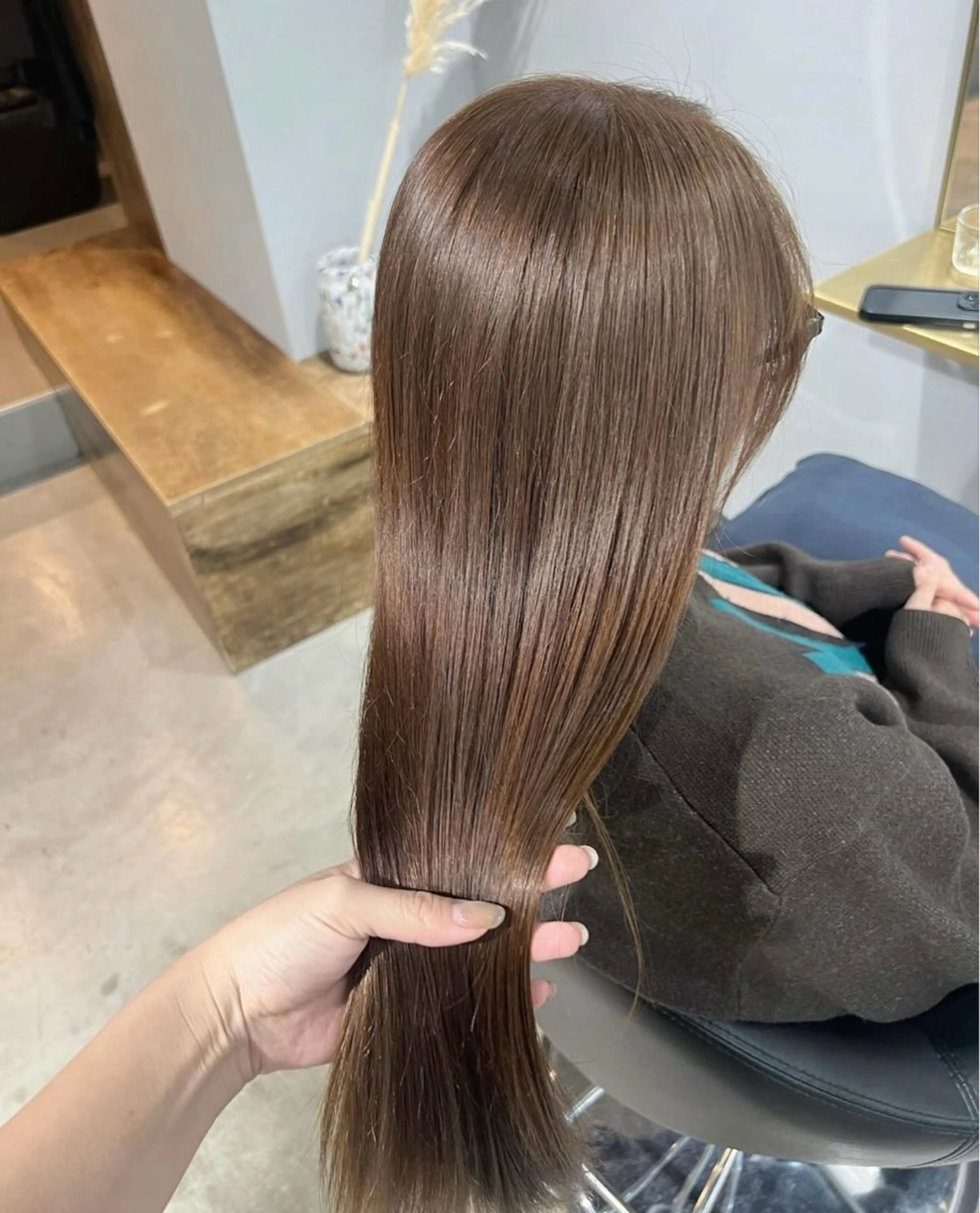 ロング カラー akane/ボブ /オリーブ/ブラウンのヘアスタイル