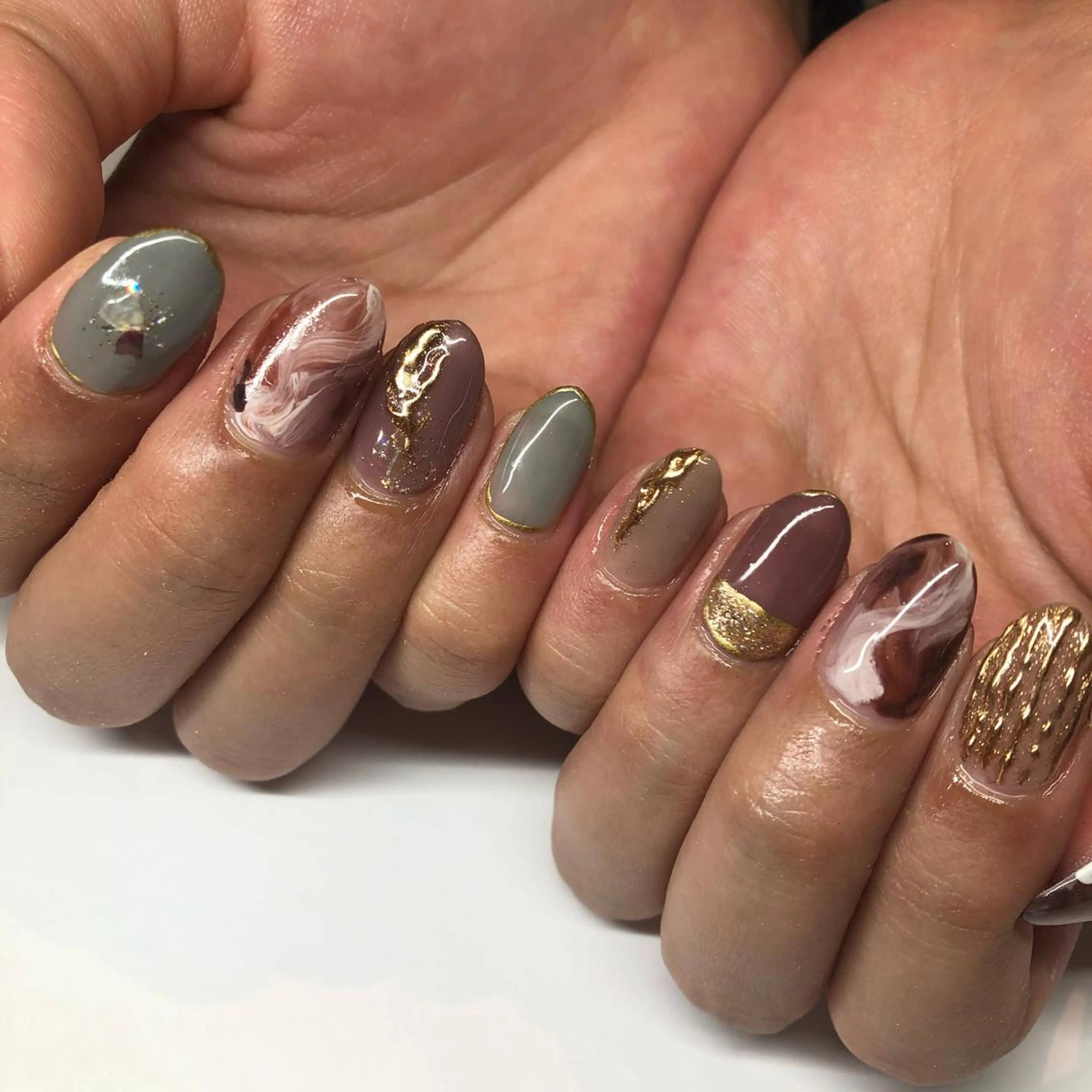 ネイル ニュアンスネイル Nail Studio  Coco  Rire所属・丸岡 由奈のネイルデザイン