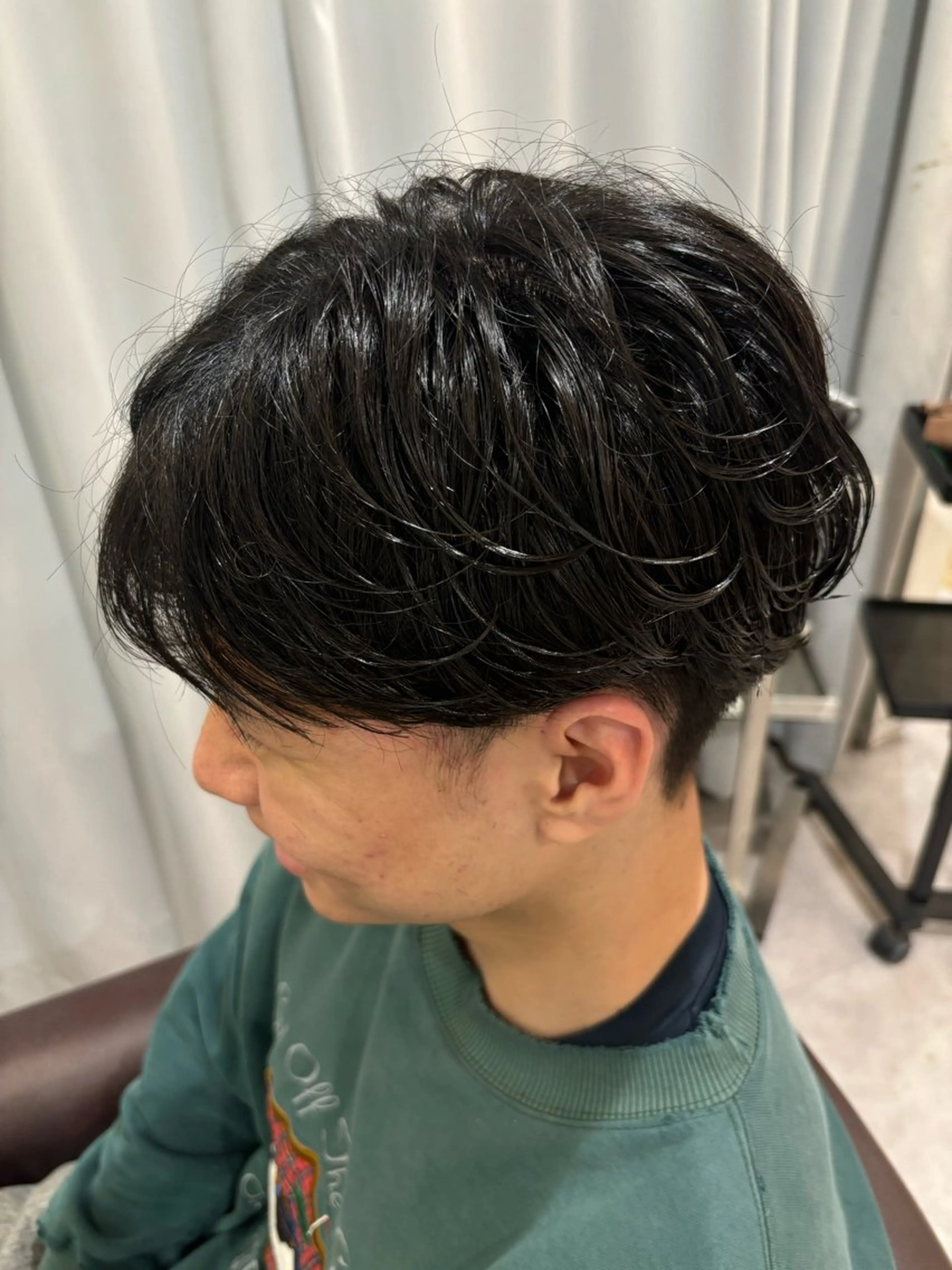 ショート パーマ メンズ フェザーパーマ メンズパーマ 🔆メンズ特化/韓国 /江戸谷大晴🔆のヘアスタイル