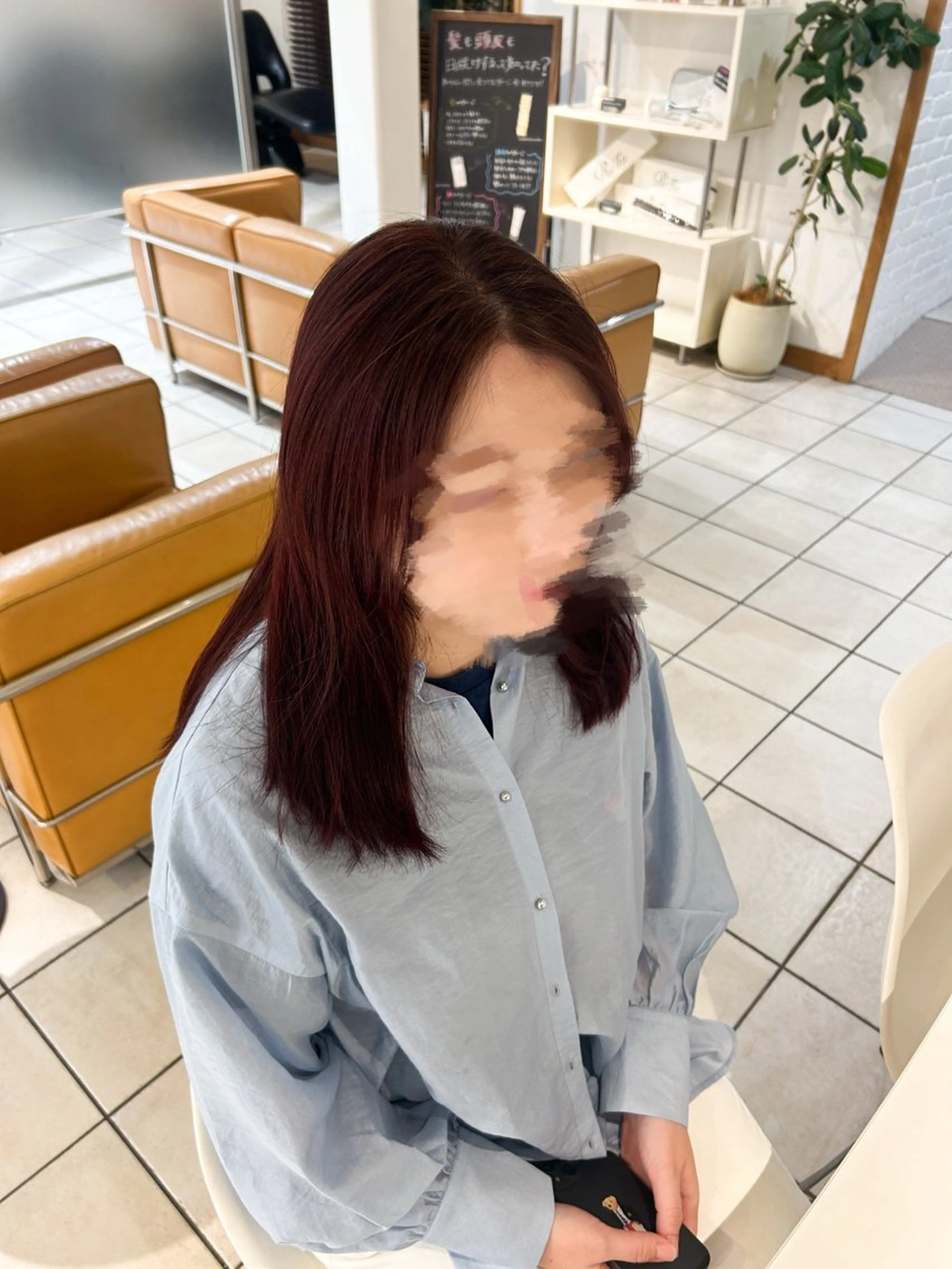 セミロング カラー ヘアカラー nagisa 🌿のヘアスタイル