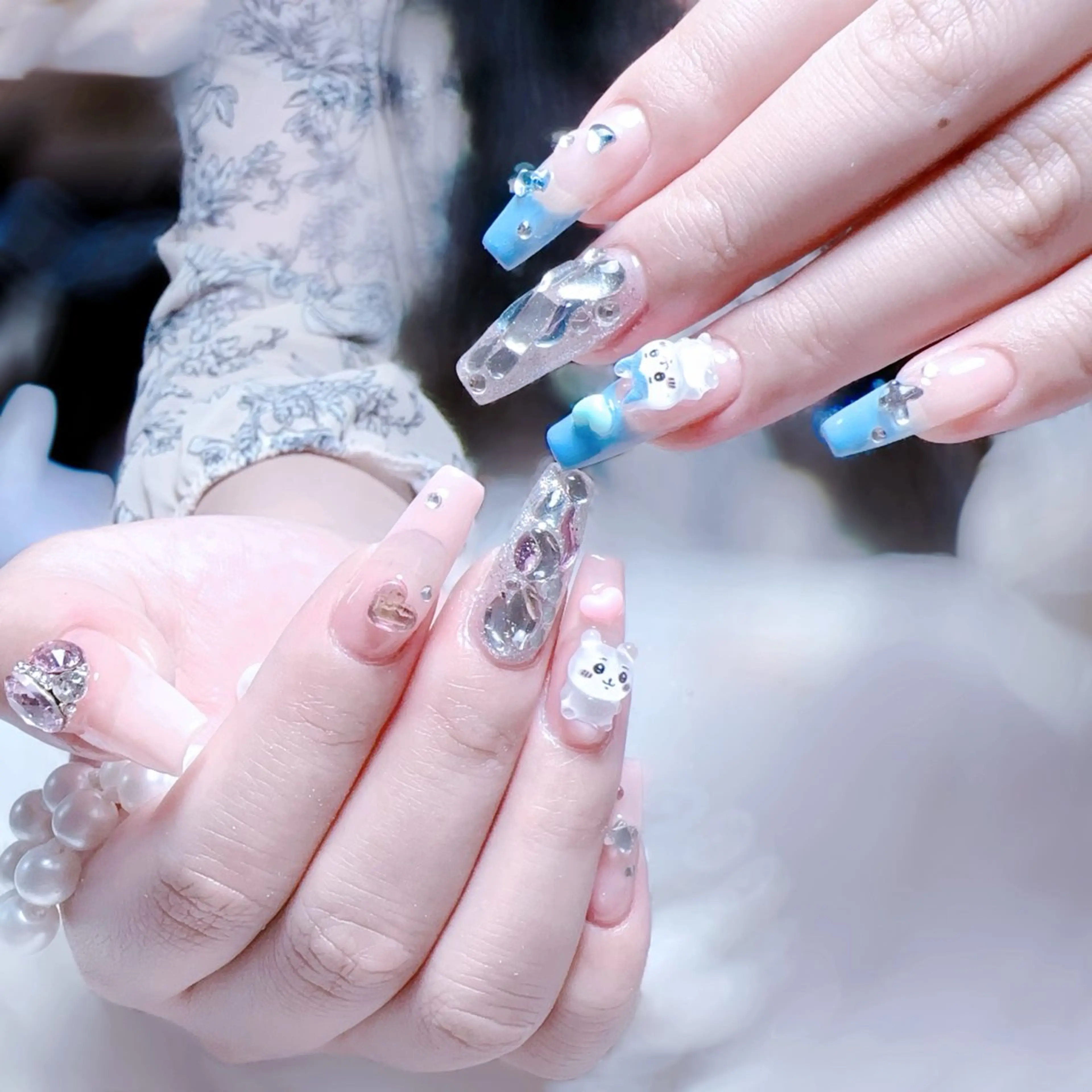 ネイル ハンドネイル M🌷nail 長さだし専門店のネイルデザイン