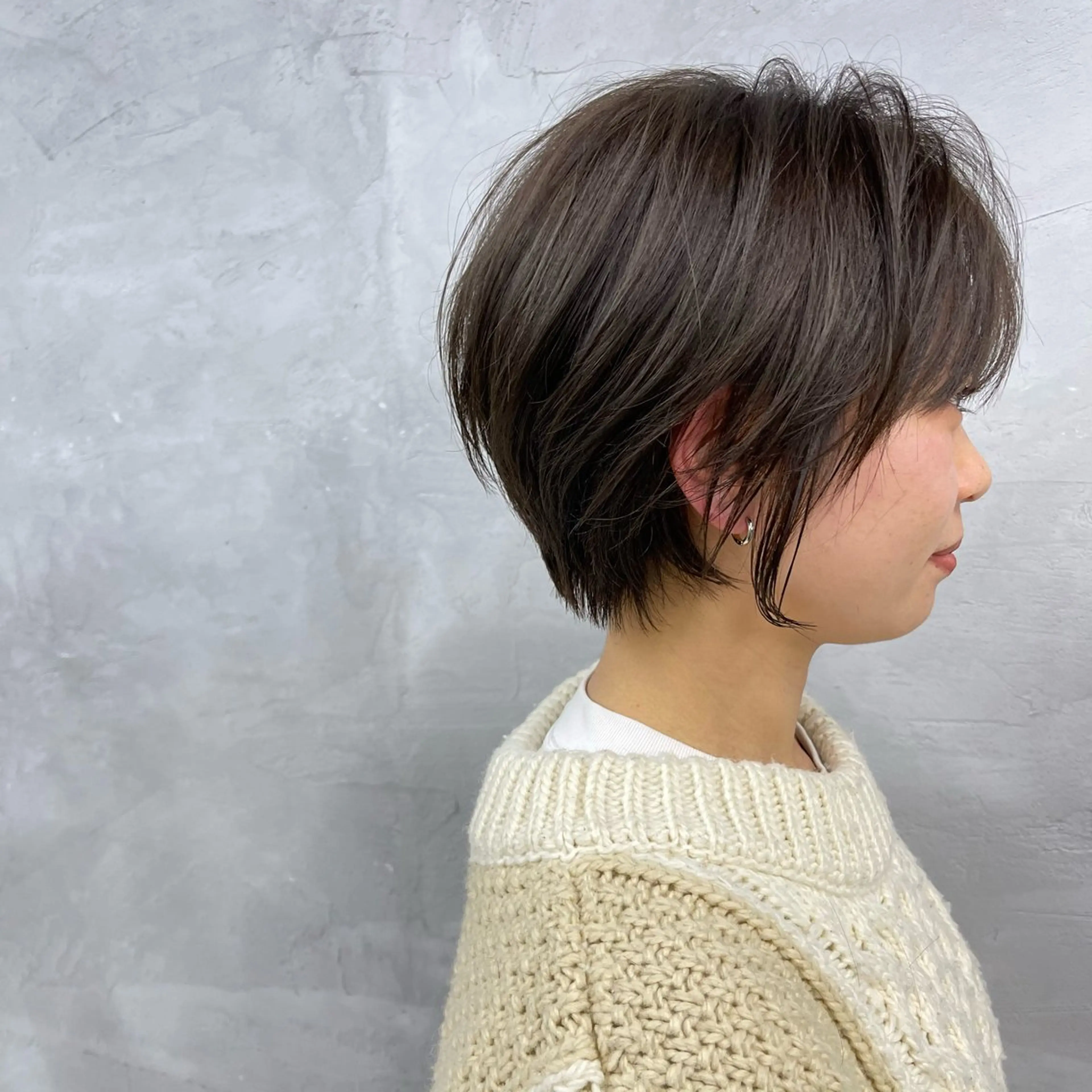 ショート カラー ショートボブ 透明感カラー ボブ ショートヘア カット ヘアカラー トリートメント 田畑 智規のヘアスタイル