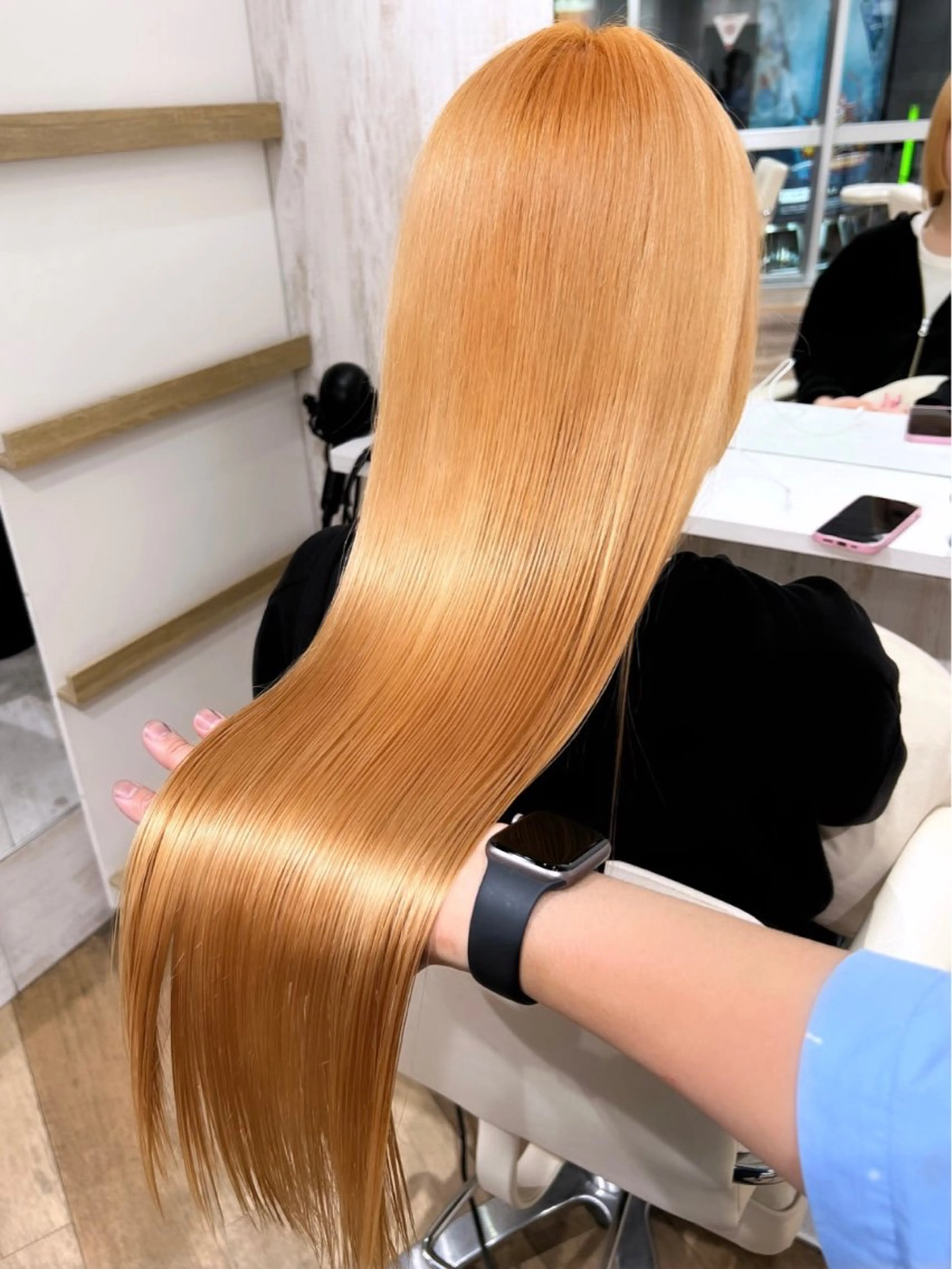 ロング カラー バレイヤージュ ベージュカラー ブリーチ ケアブリーチ ダブルカラー カット トリートメント 艶カラー/髪質改善/ 縮毛矯正/池袋/千葉のヘアスタイル