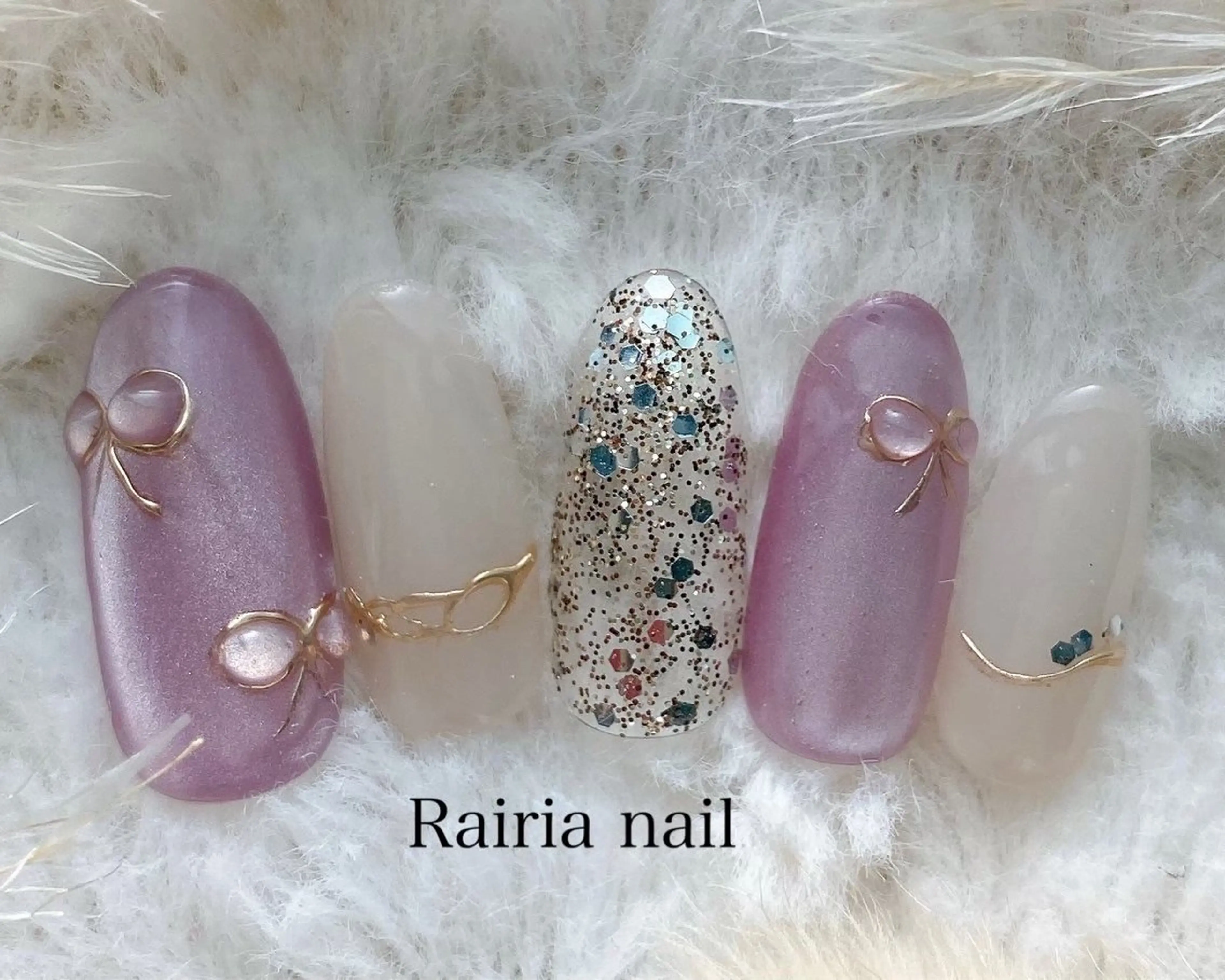 ネイル フットネイル ジェルネイル 持ち込み パラジェル Rairia Kanonのネイルデザイン