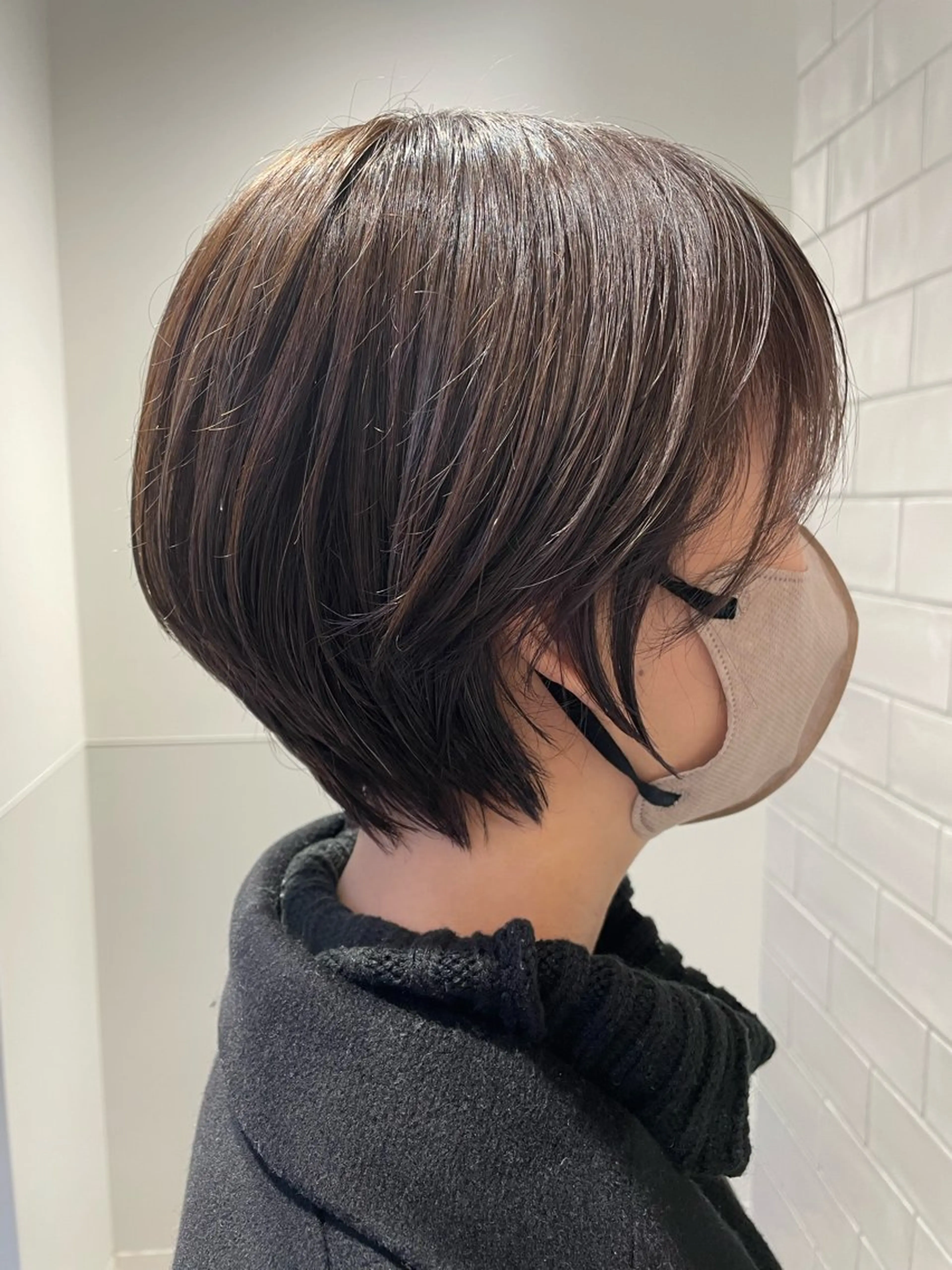 ショート カット ヘアカラー トリートメント share salon higashi umeda所属・林 時也のヘアスタイル