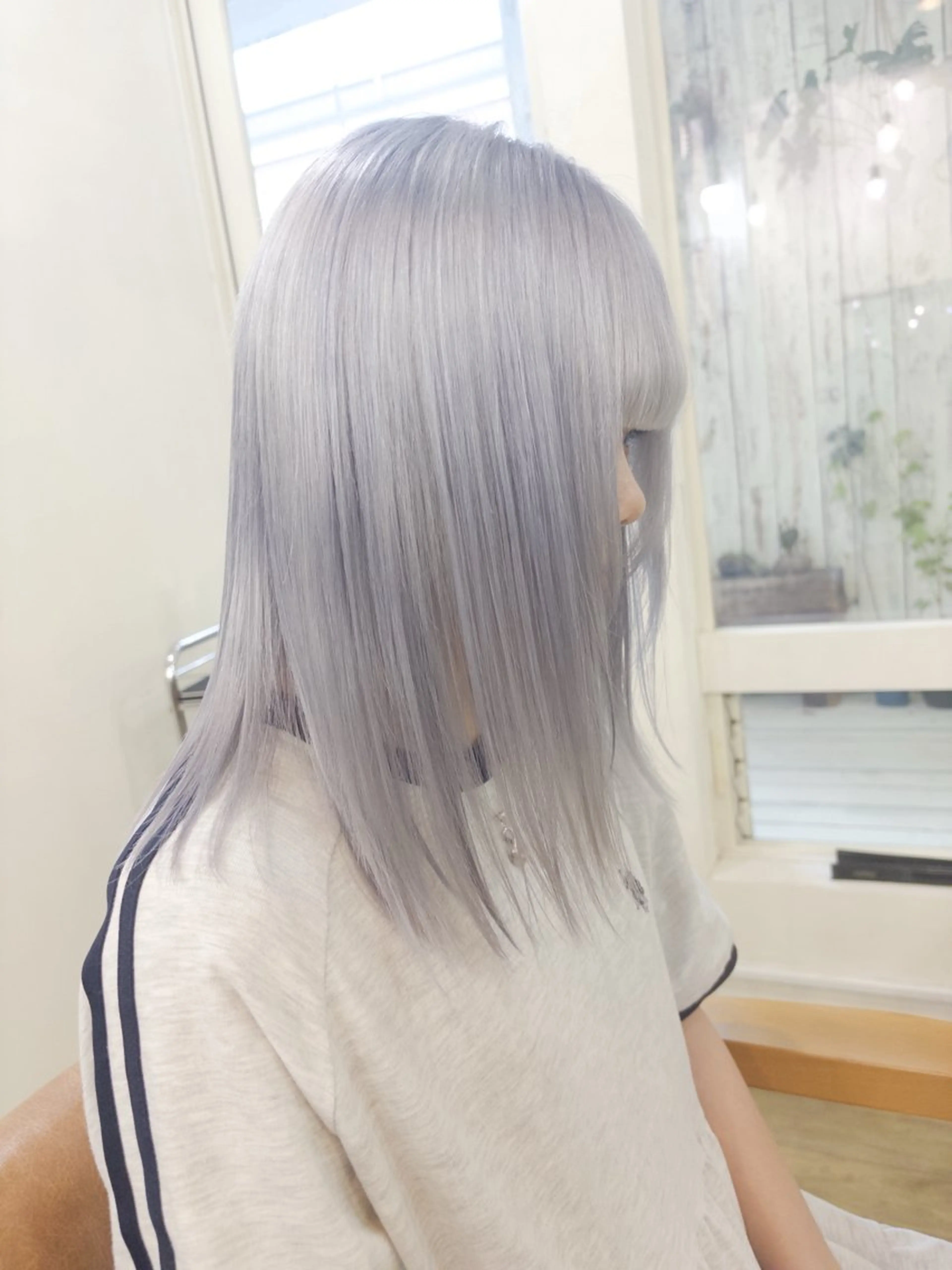 セミロング カラー ヘアカラー トリートメント SHO 👻原宿 /艶カラーのヘアスタイル