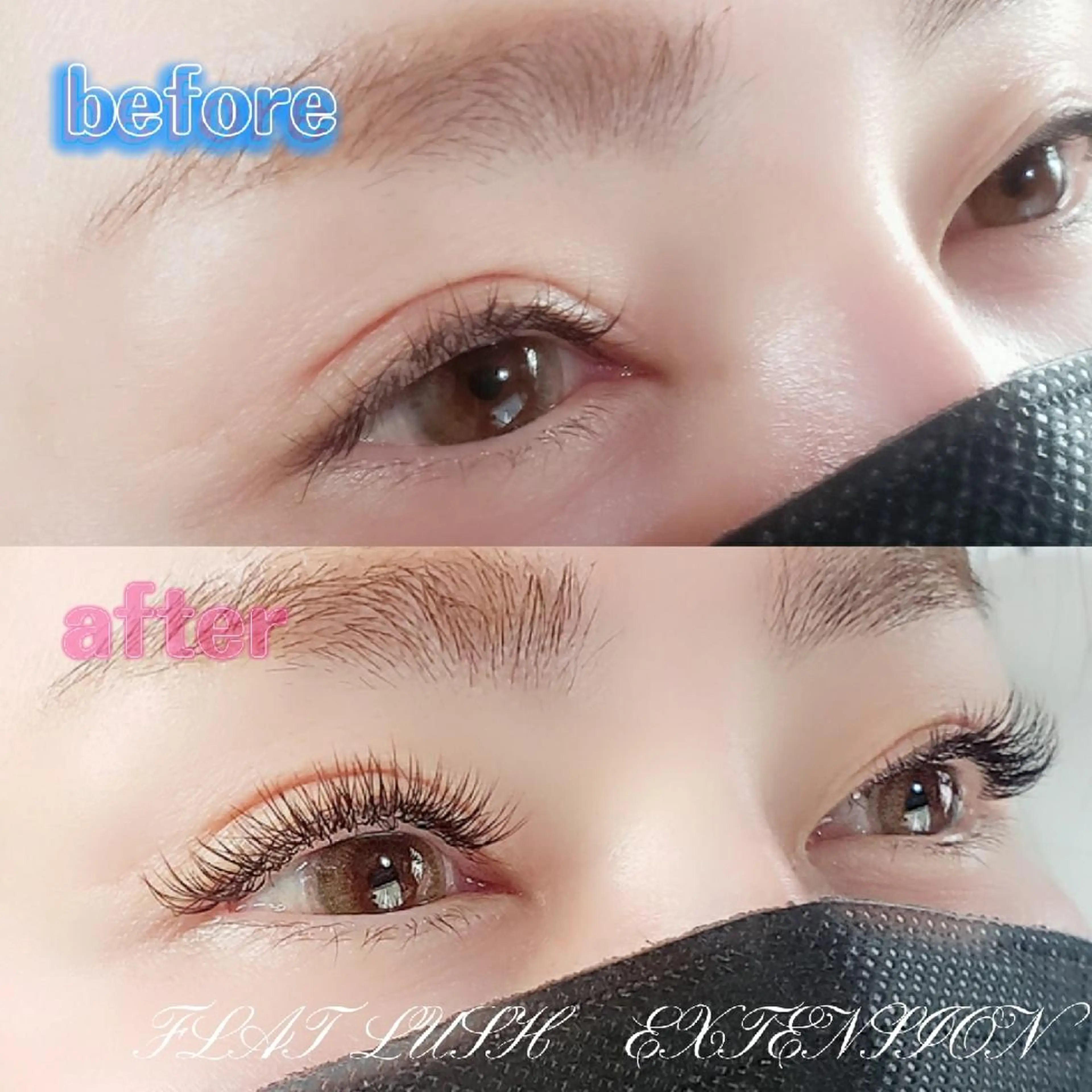 マツエク・マツパ 付け放題 フラットラッシュ Private salon LUANA所属・Private🌿 salonLUANAのマツエク・マツパデザイン