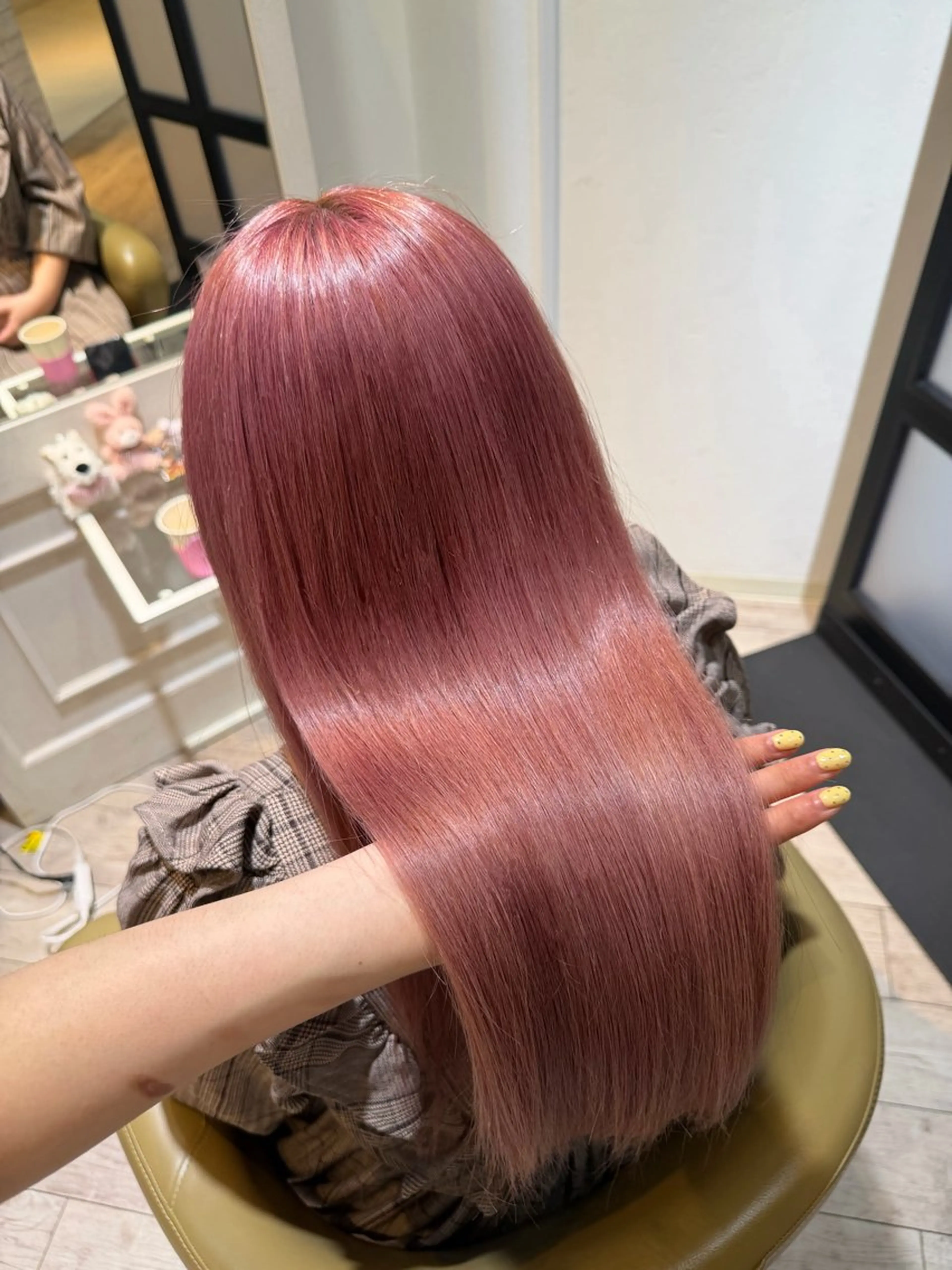 ロング カラー カット ヘアカラー トリートメント ハイトーン/アレンジ かなで⊹ ࣪ ˖⟡のヘアスタイル