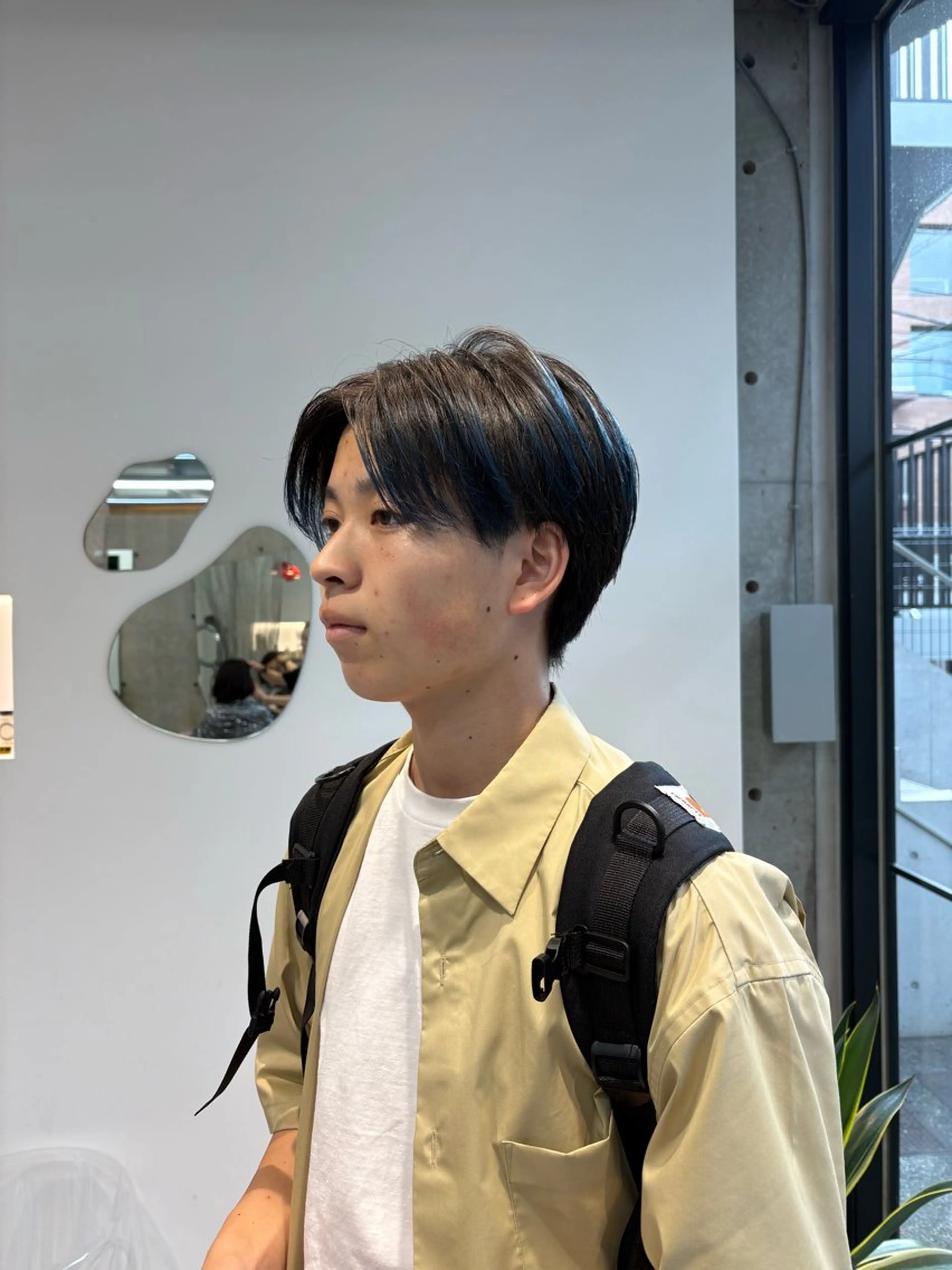 ショート カラー ブルーカラー カット ヘアカラー é.dit tokyo所属・チナ tinaのヘアスタイル
