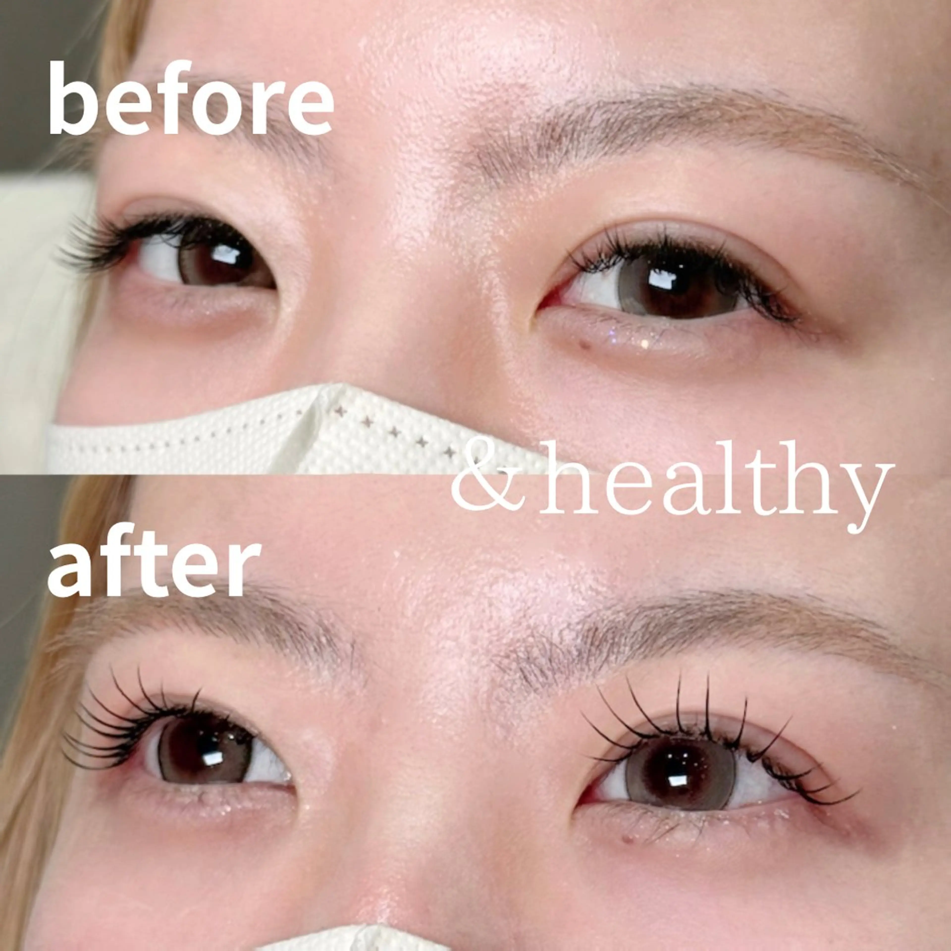 本日限定!新メニュー練習モデル &healthy【 エクステ100~120本+まつ毛パーマ 】の写真