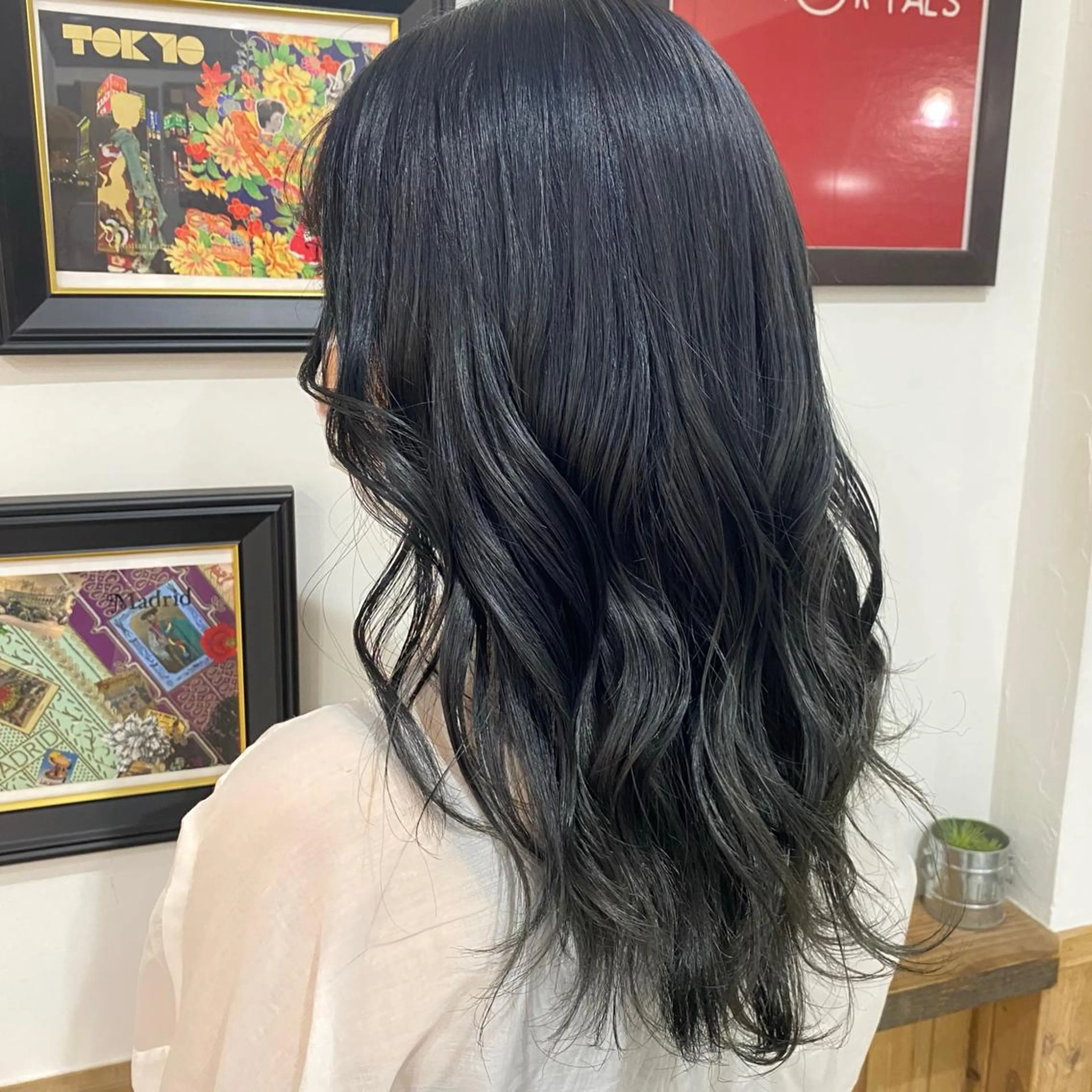 ロング カラー ブルーカラー ブルージュ グレージュ ヘアカラー トリートメント 🦋坂本 未結🦋のヘアスタイル
