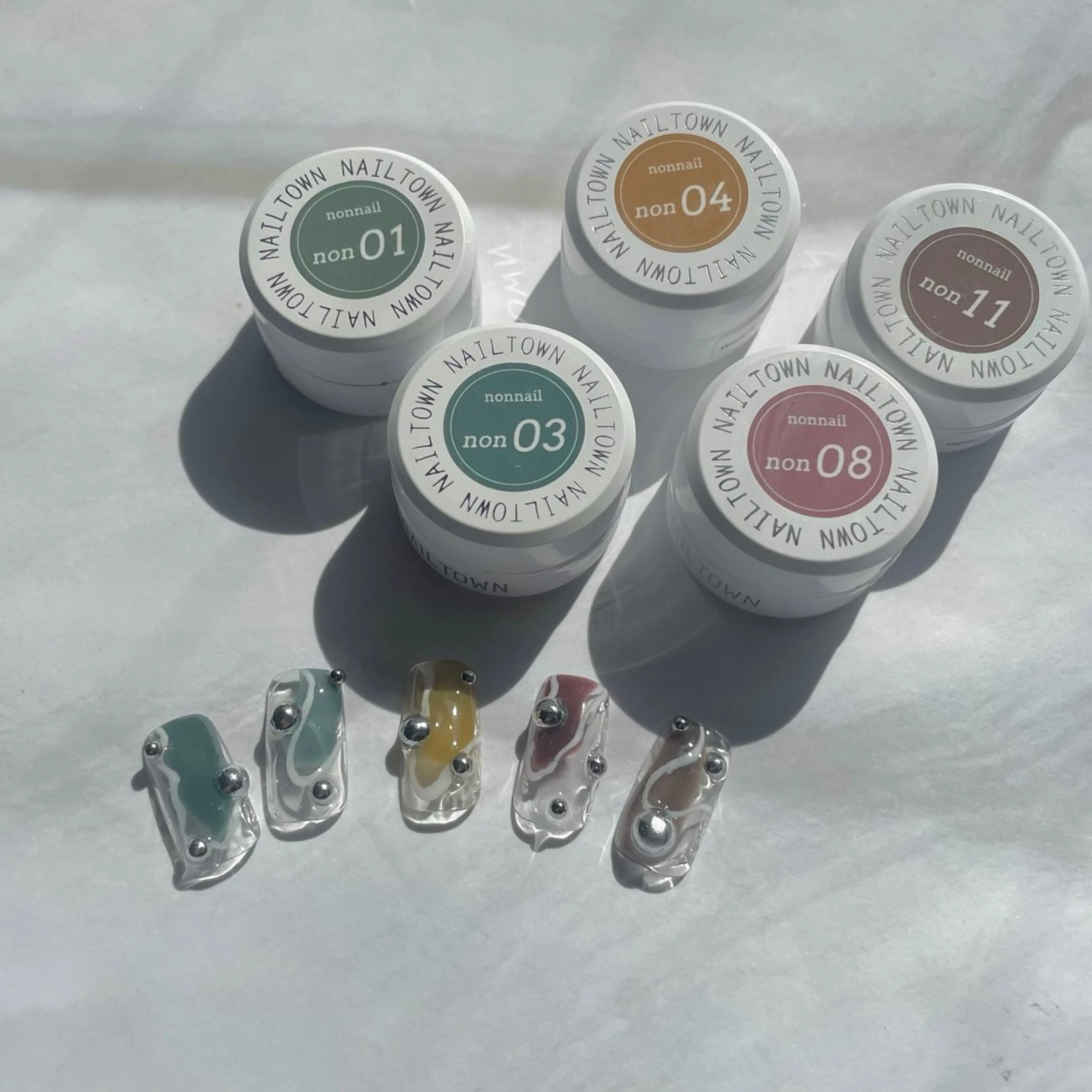 ネイル ニュアンスネイル シルバー ハンドネイル Atelier by 24nail/Ayaのネイルデザイン