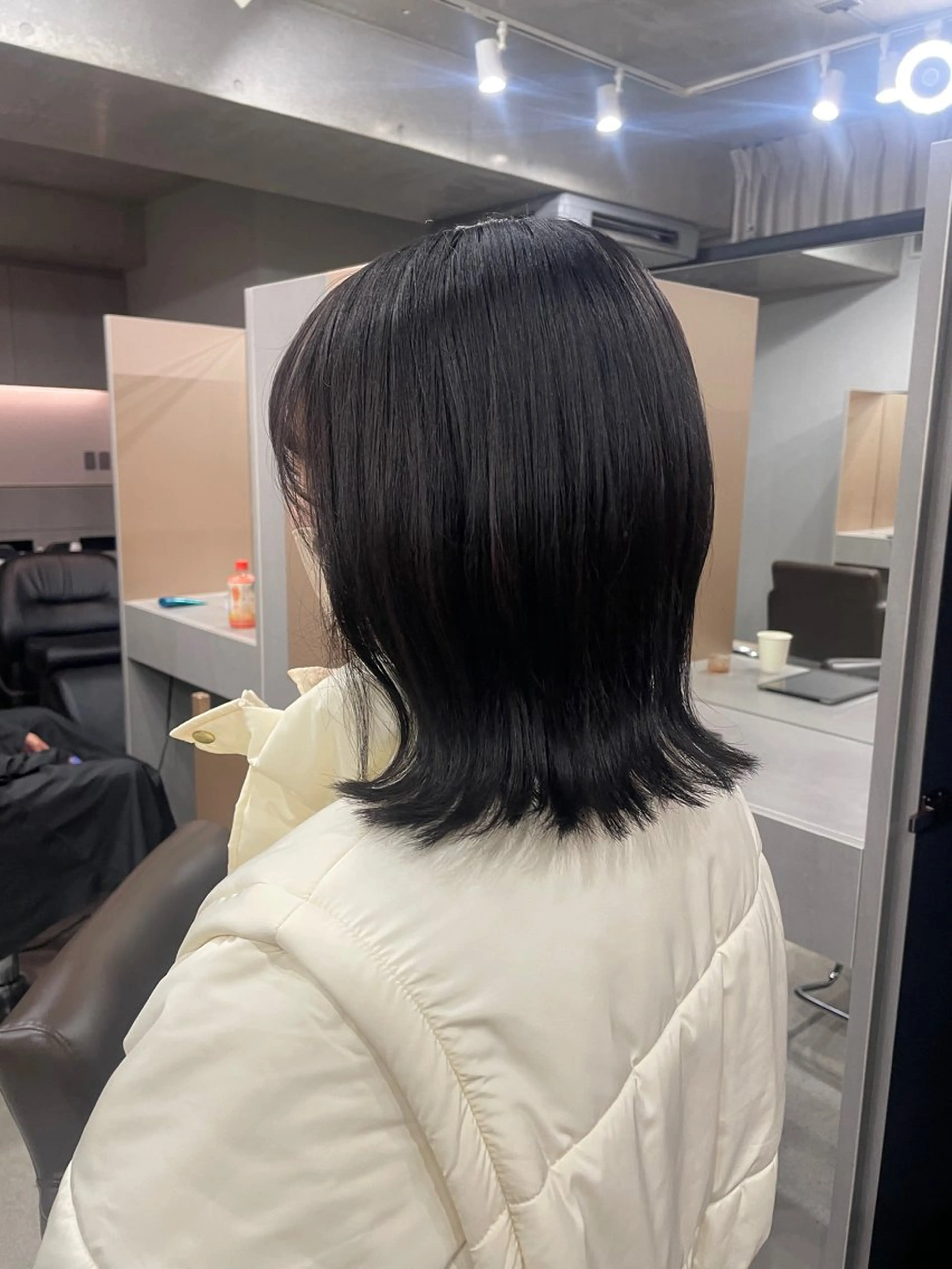 ミディアム カラー カット ヘアカラー トリートメント 表参道/髪質改善・ 透明感 colorのヘアスタイル