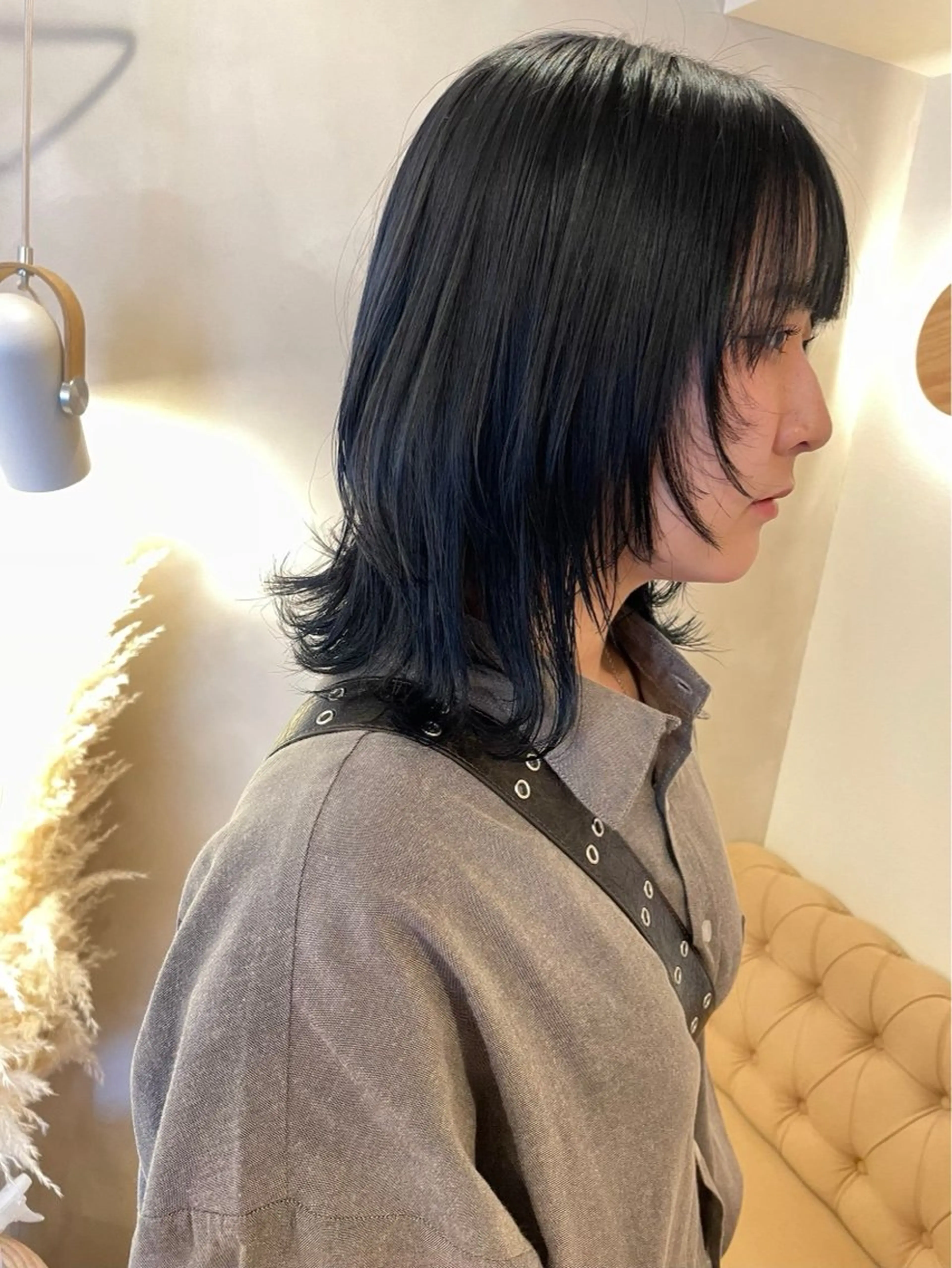 ミディアム rino LUVISMのヘアスタイル