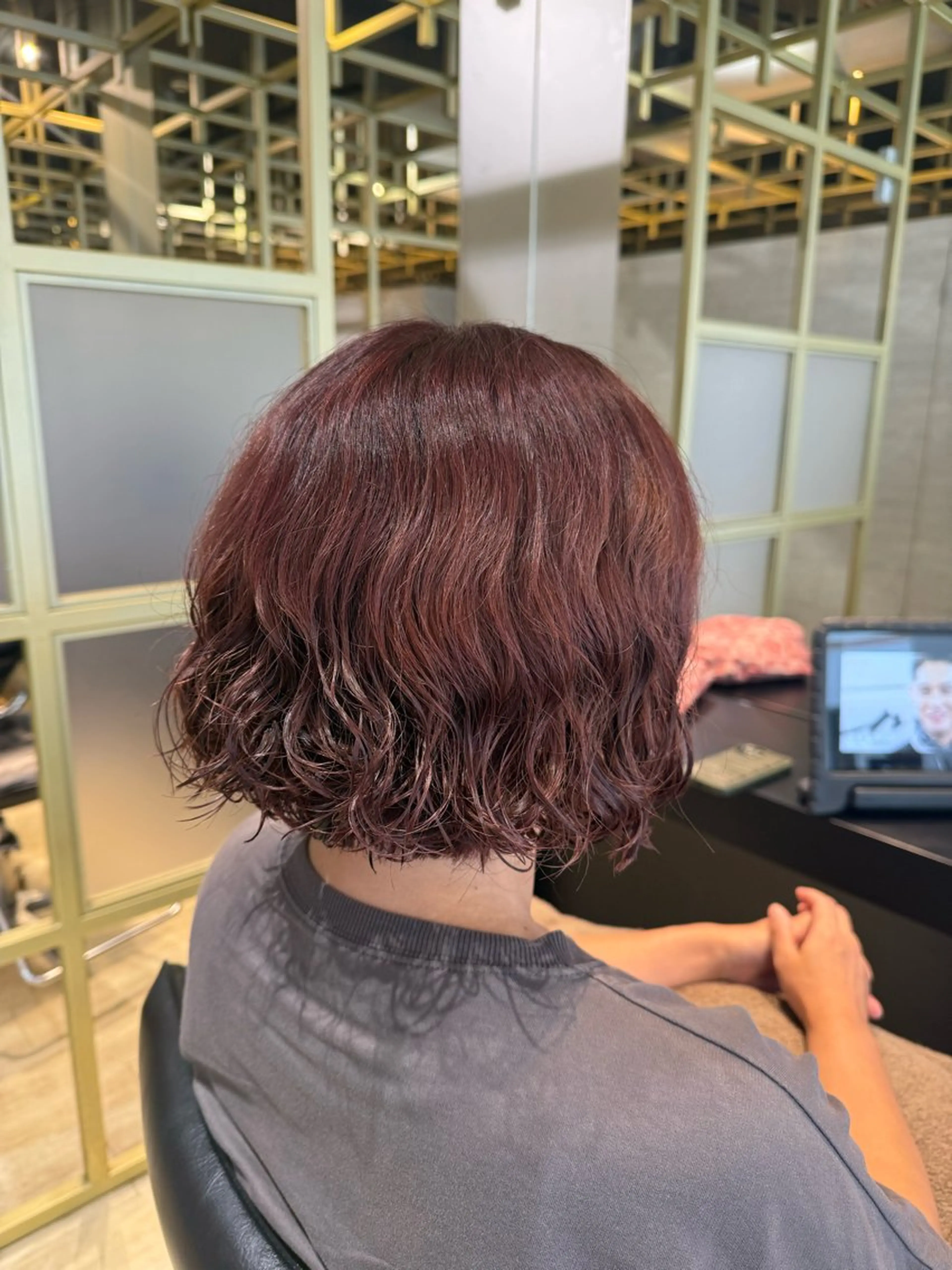 【レディース限定‼️】カット＋パーマ（朝NG）の写真