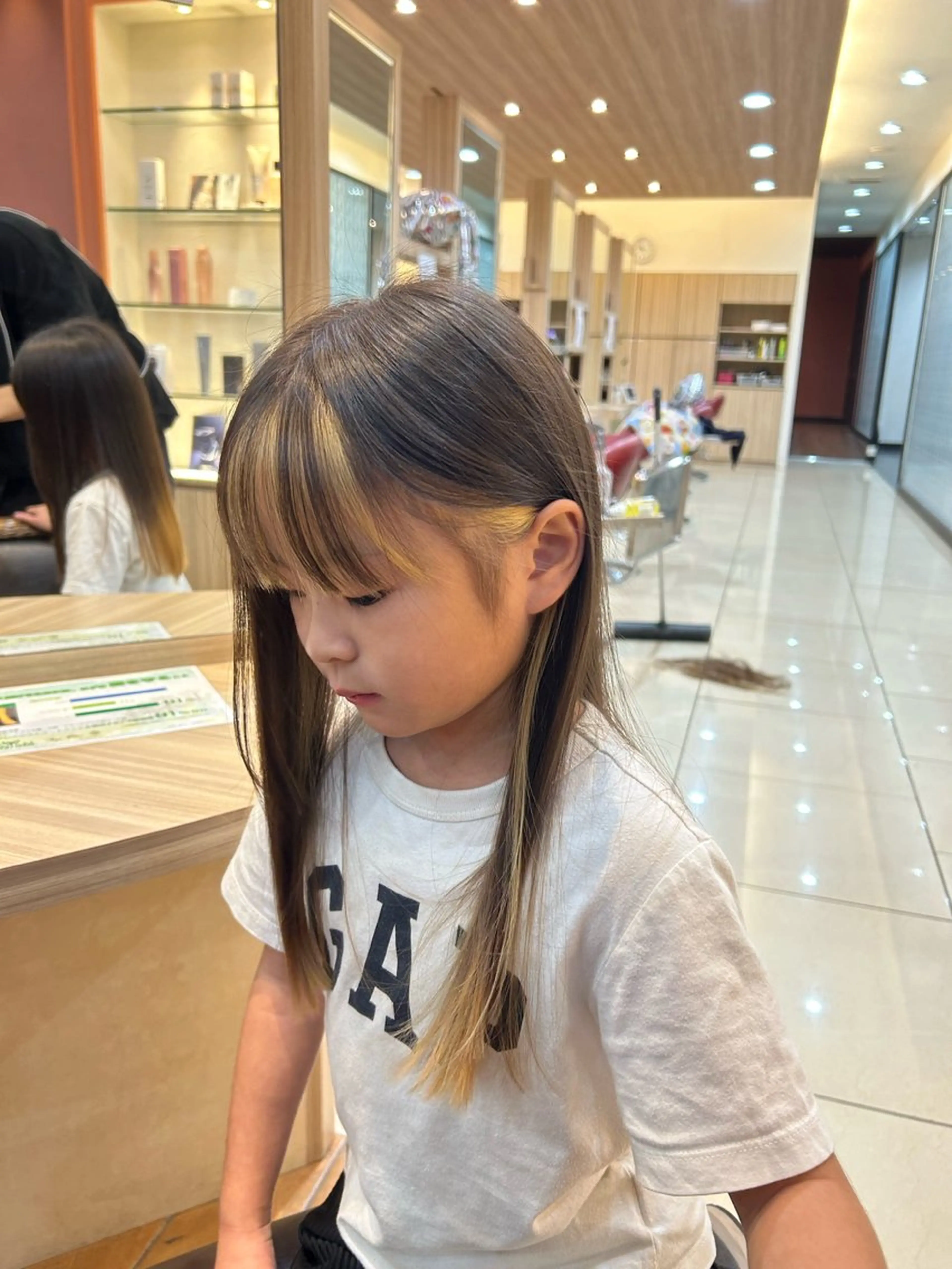 ロング カラー 長谷川 啓吾のヘアスタイル